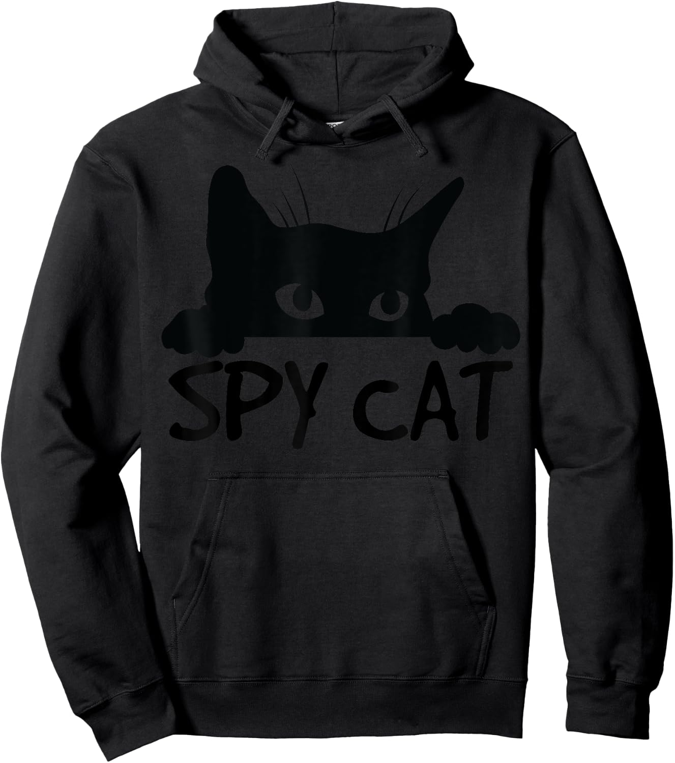 Spy Cat Cute Cat Lover Cat Mom Cat Lady Funny Cat Hoodie - Hoodie | Black