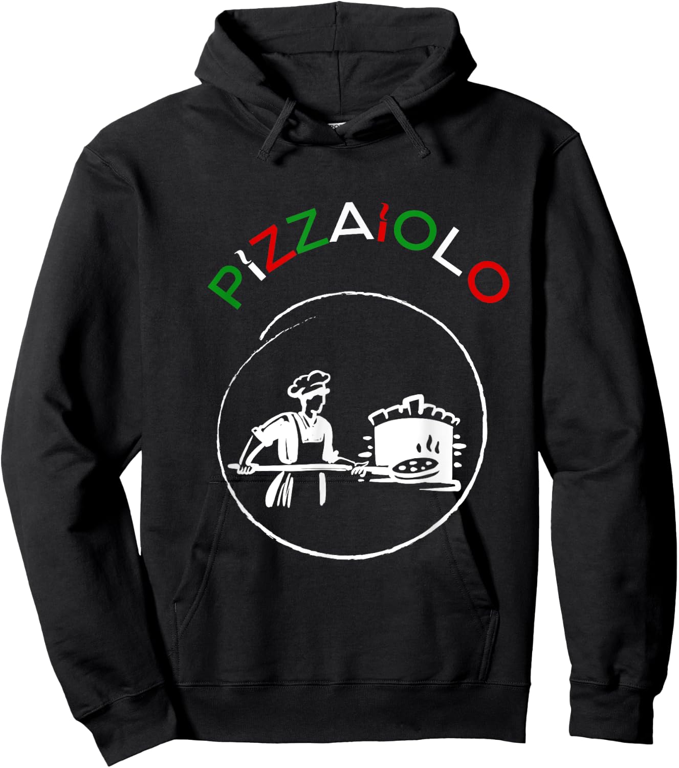 Pizzaiolo Pizza Baker Fun Shirt Pizzaiolo Hoodie - Hoodie | Black