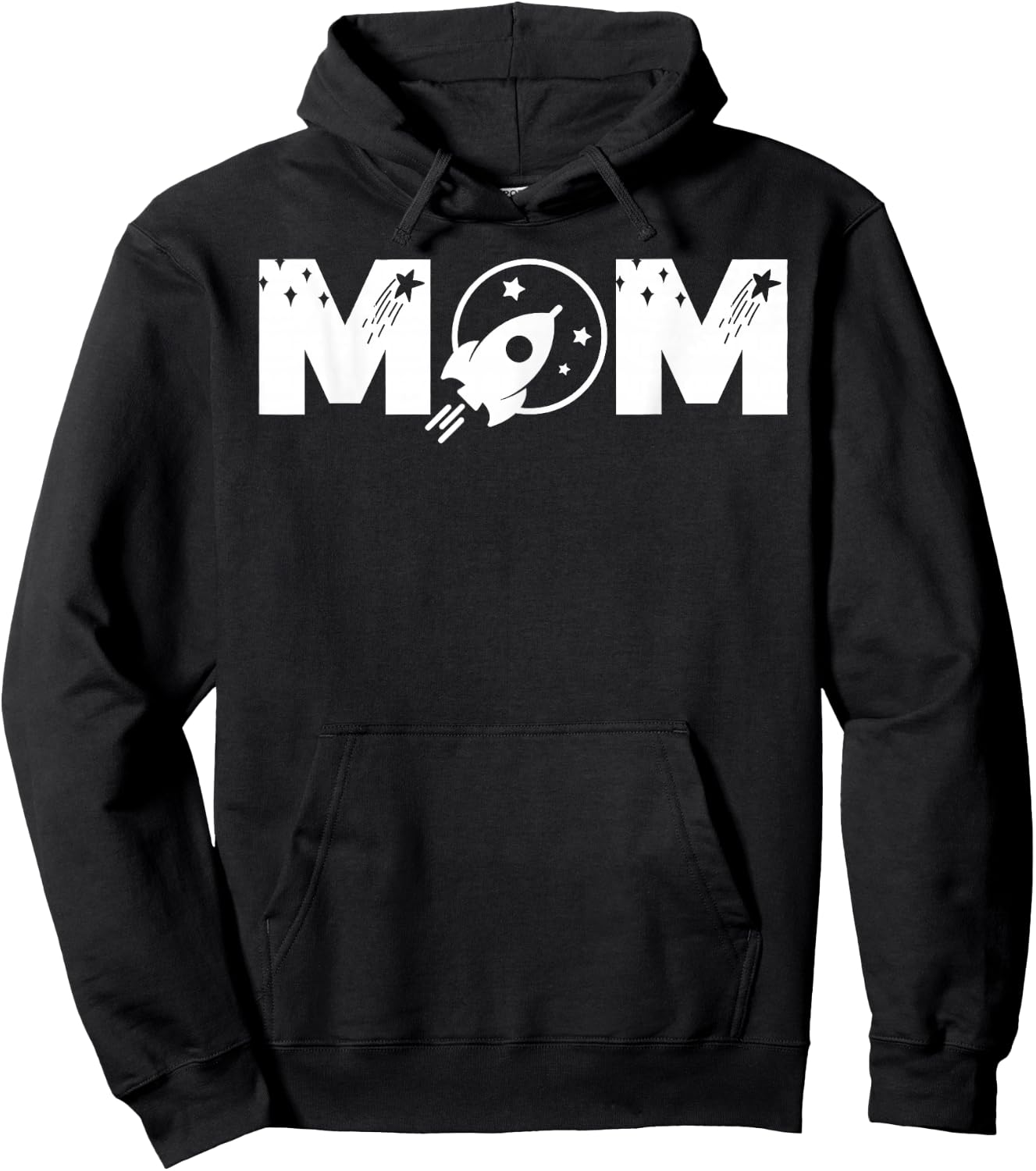Funny Mum Space Astronaut Birthday Party Hoodie - Hoodie | Black