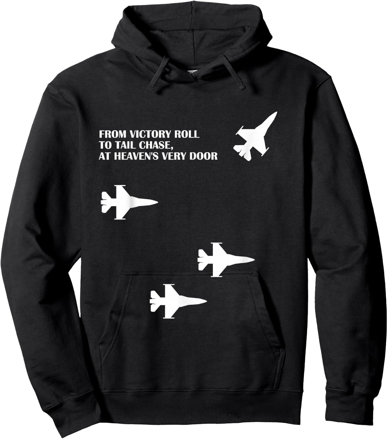 Military Missing Man Formation Design Hoodie - Hoodie | Black