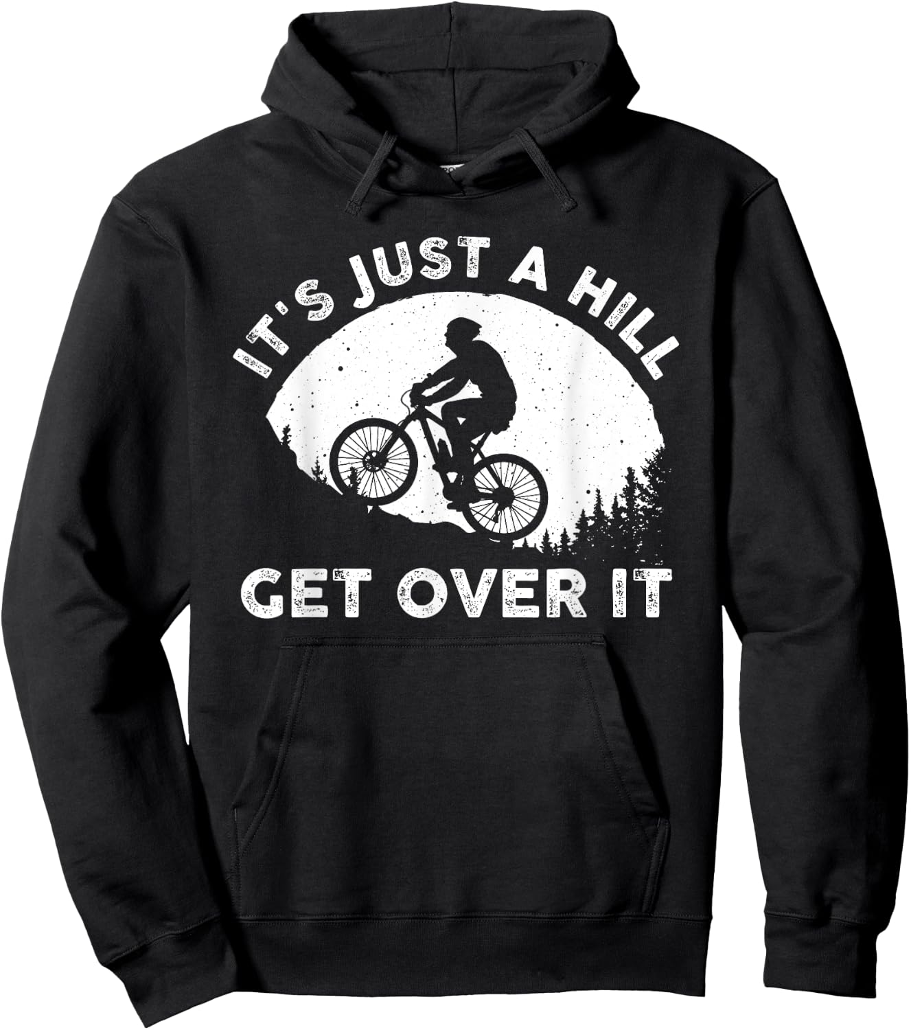 Funny Mountain Biking Design Women Trail Ride Lover Hoodie - Hoodie | Black