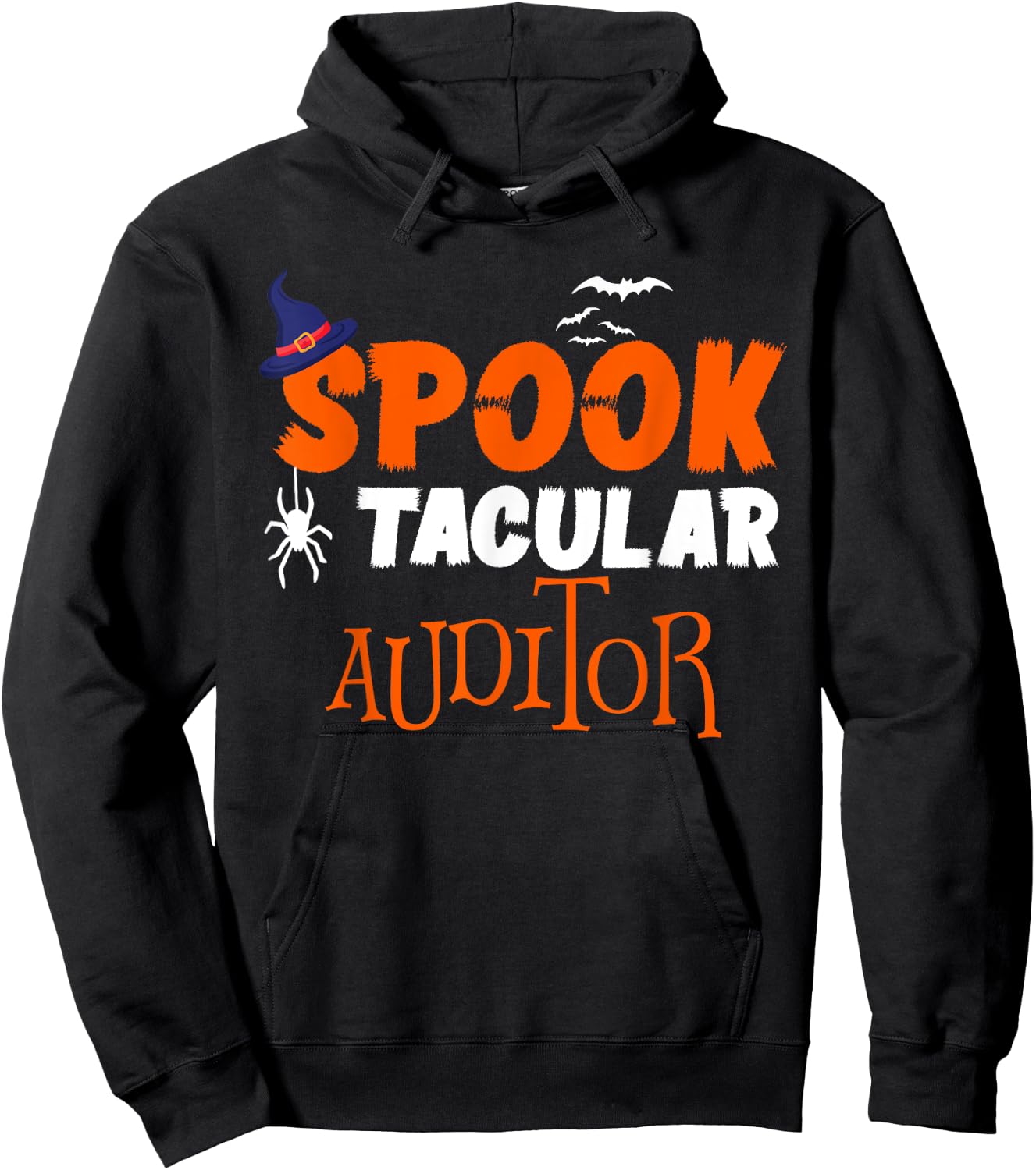 Spooktacular Auditor Funny Halloween Costume Gift Hoodie - Hoodie | Black