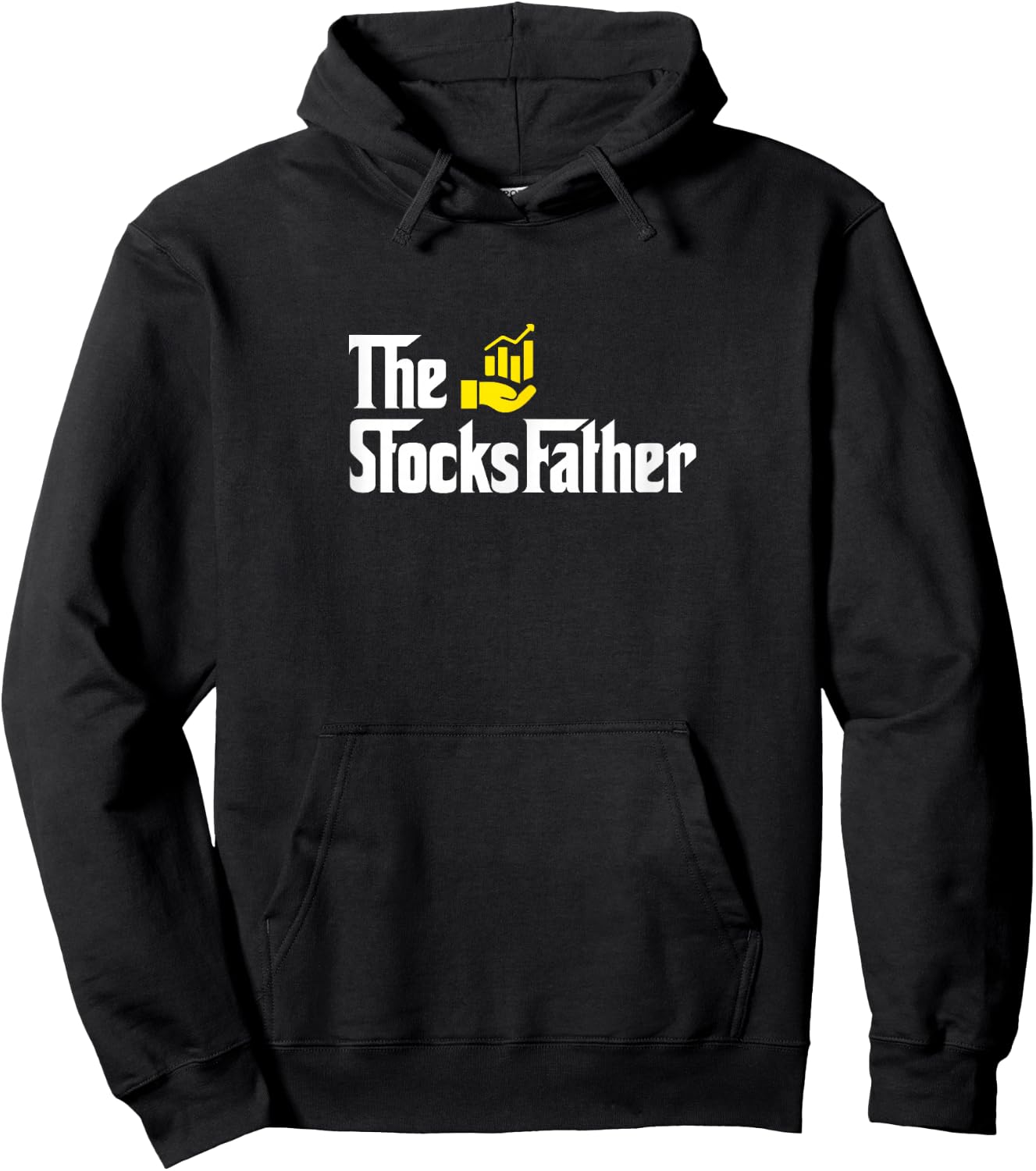 The Stocks Father Funny Trader Dad Hoodie - Hoodie | Black