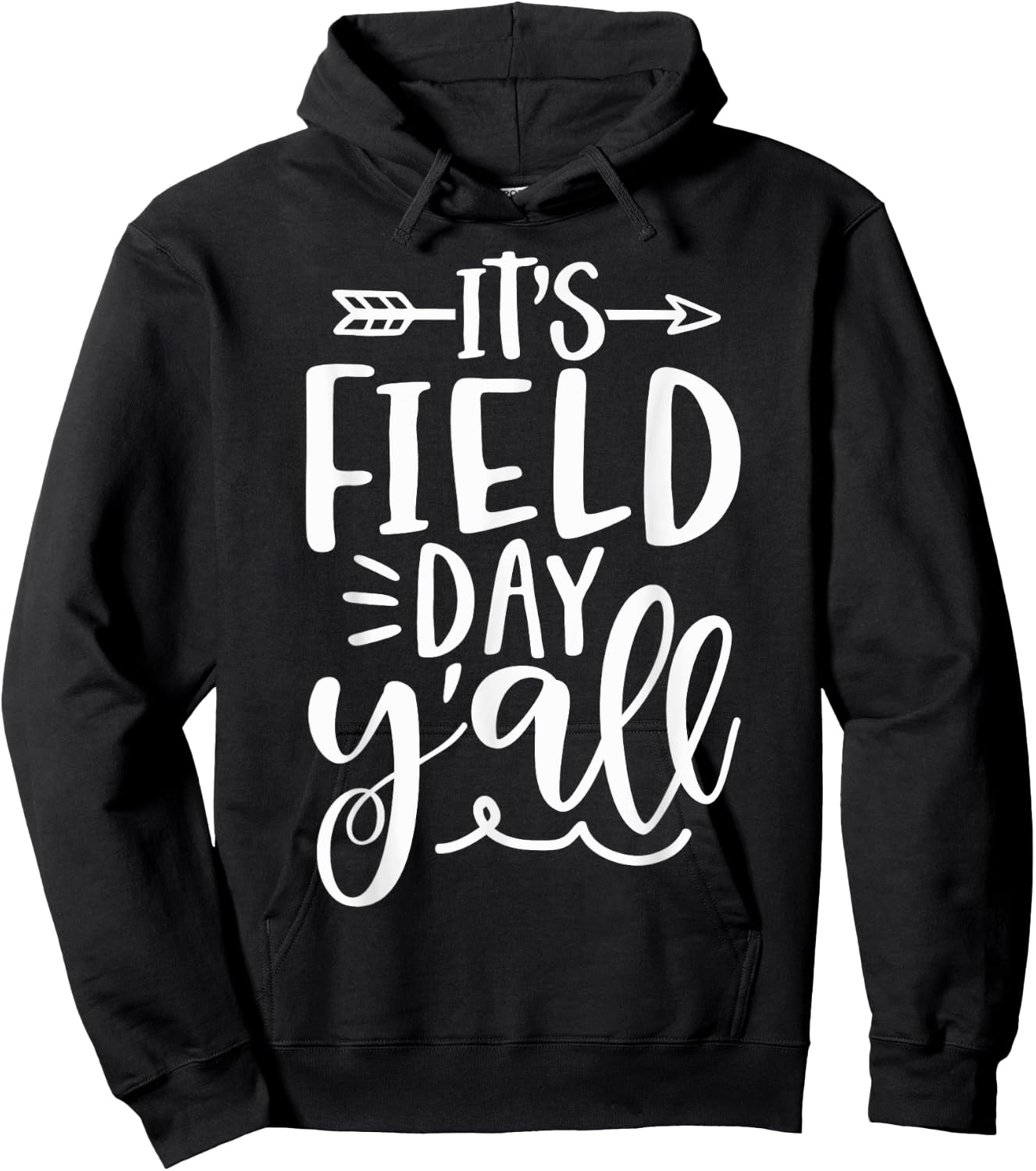 Field Day Y'All For Kids Teacher Hoodie - Hoodie | Black