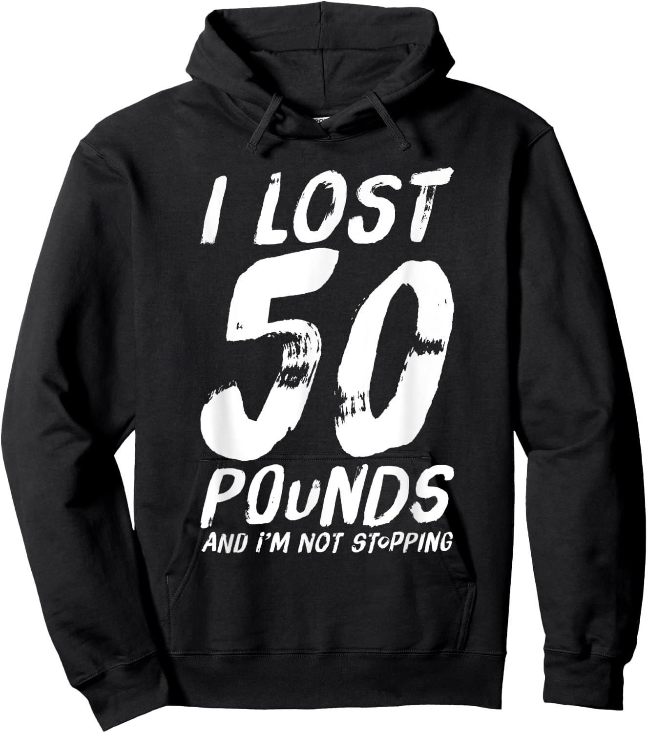 I Lost 50 Pounds Gym Hoodie - Hoodie | Black