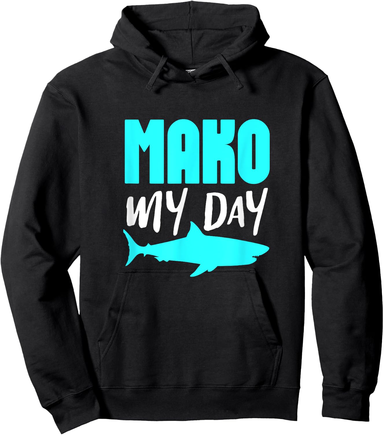 Mako Shark Ocean Marine Biologist Shark Lover Hoodie - Hoodie | Black