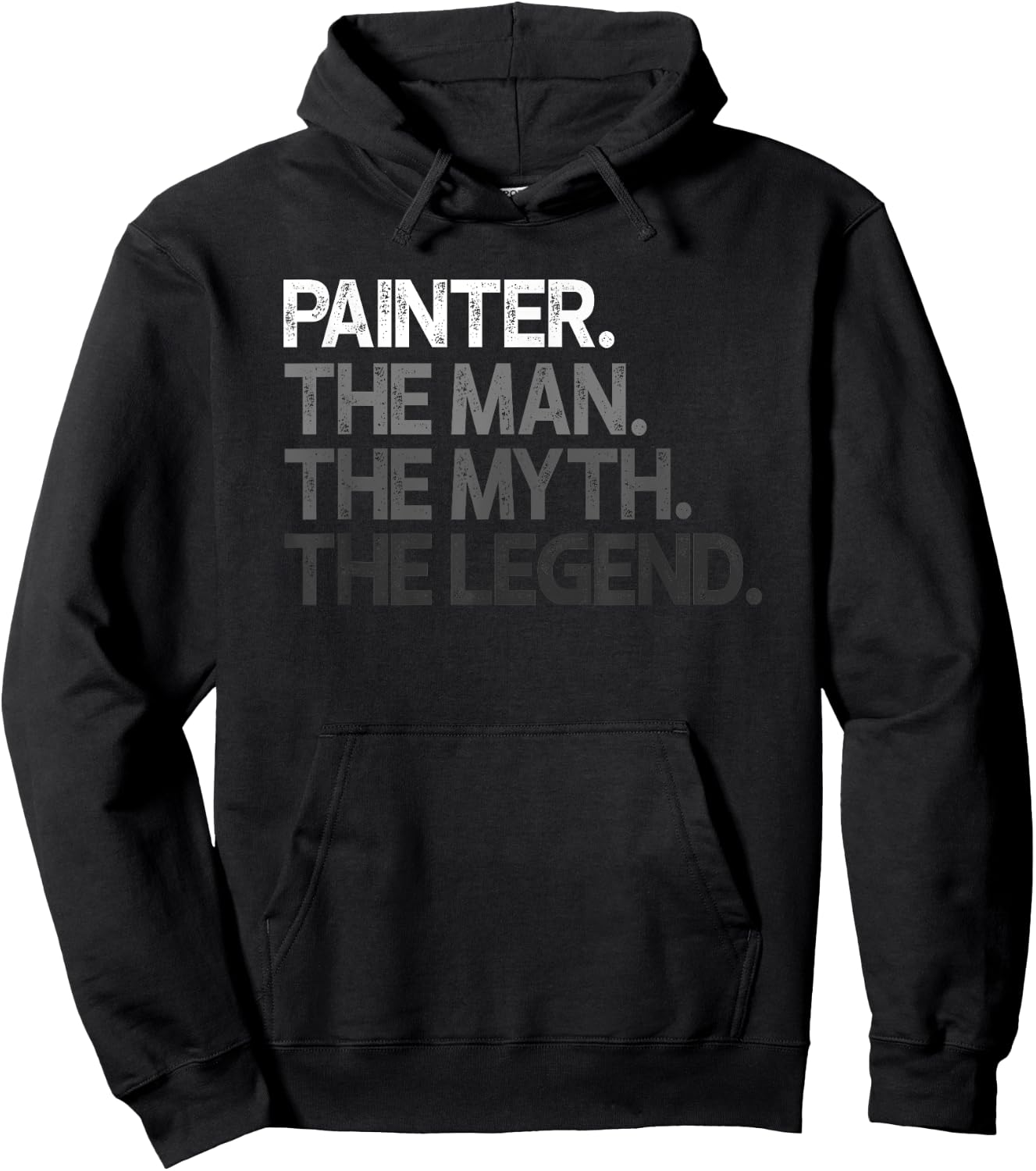 Painter Gift Man Myth The Legend Hoodie - Hoodie | Black