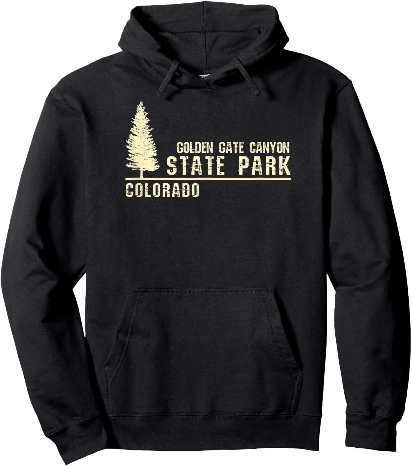 CO Souvenir - Golden Gate Canyon State Park Hoodie - Hoodie | Black