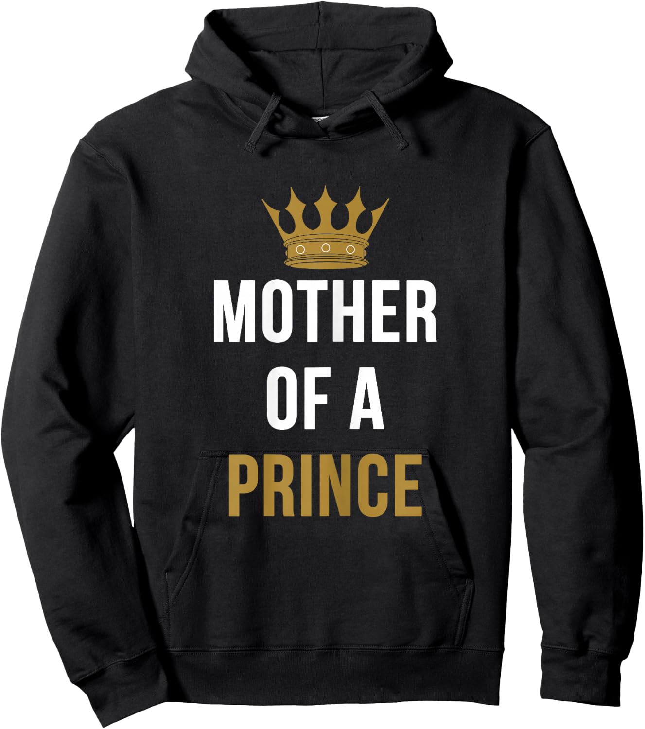 Mother Of A Prince Partner Outfit Mom and Son Matching Hoodie - Hoodie | Black