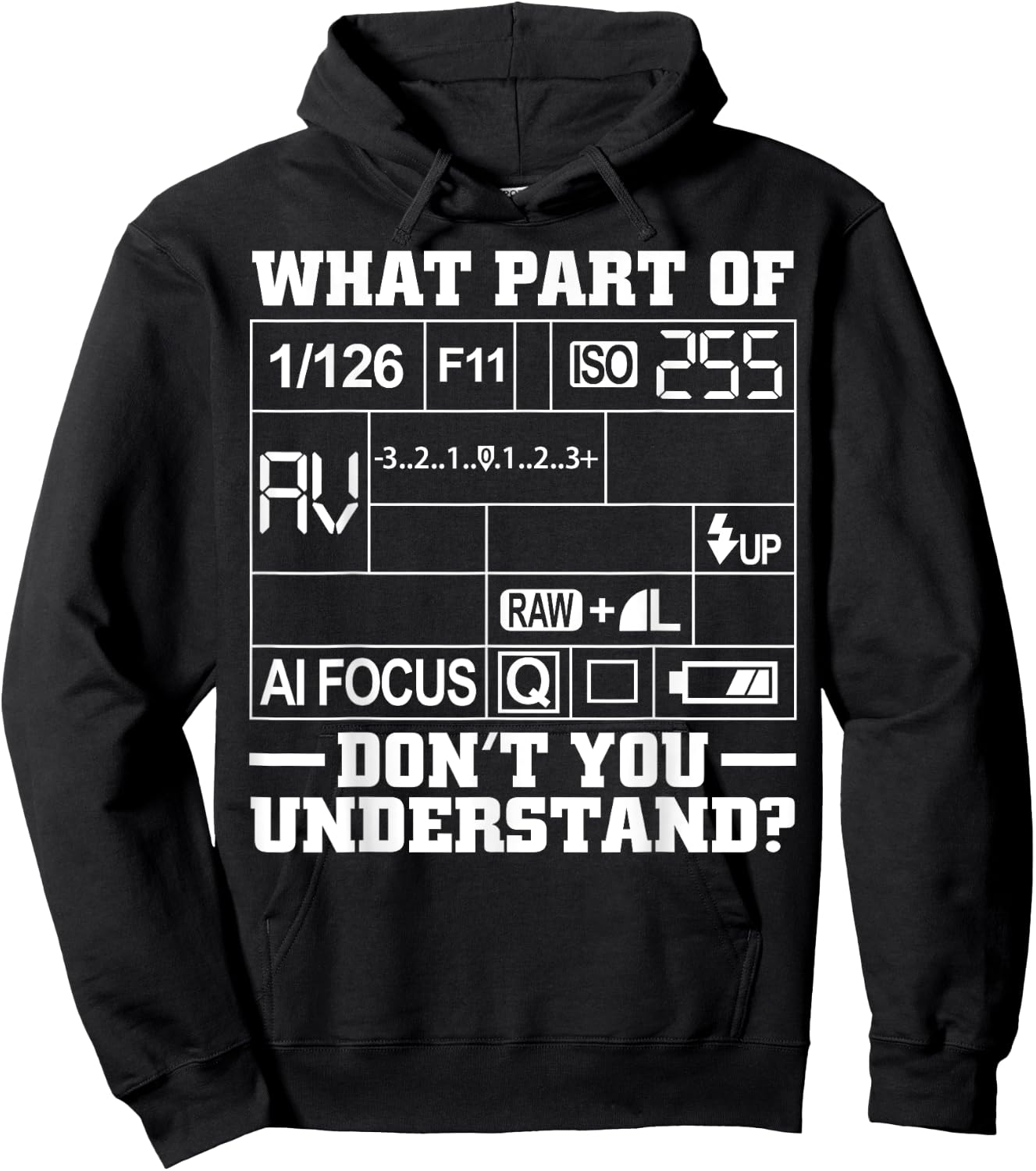 Cool Photography Art Women Camera Photographer Hoodie - Hoodie | Black