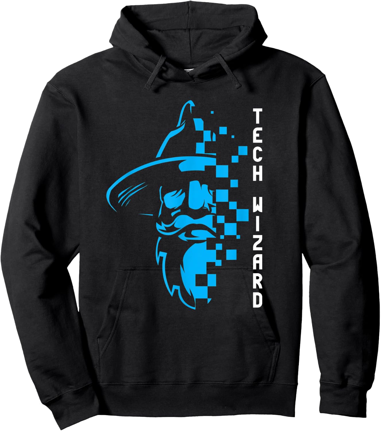 Tech Wizard Cool Technology I.T. Computer Whiz Techie Geek Hoodie - Hoodie | Black