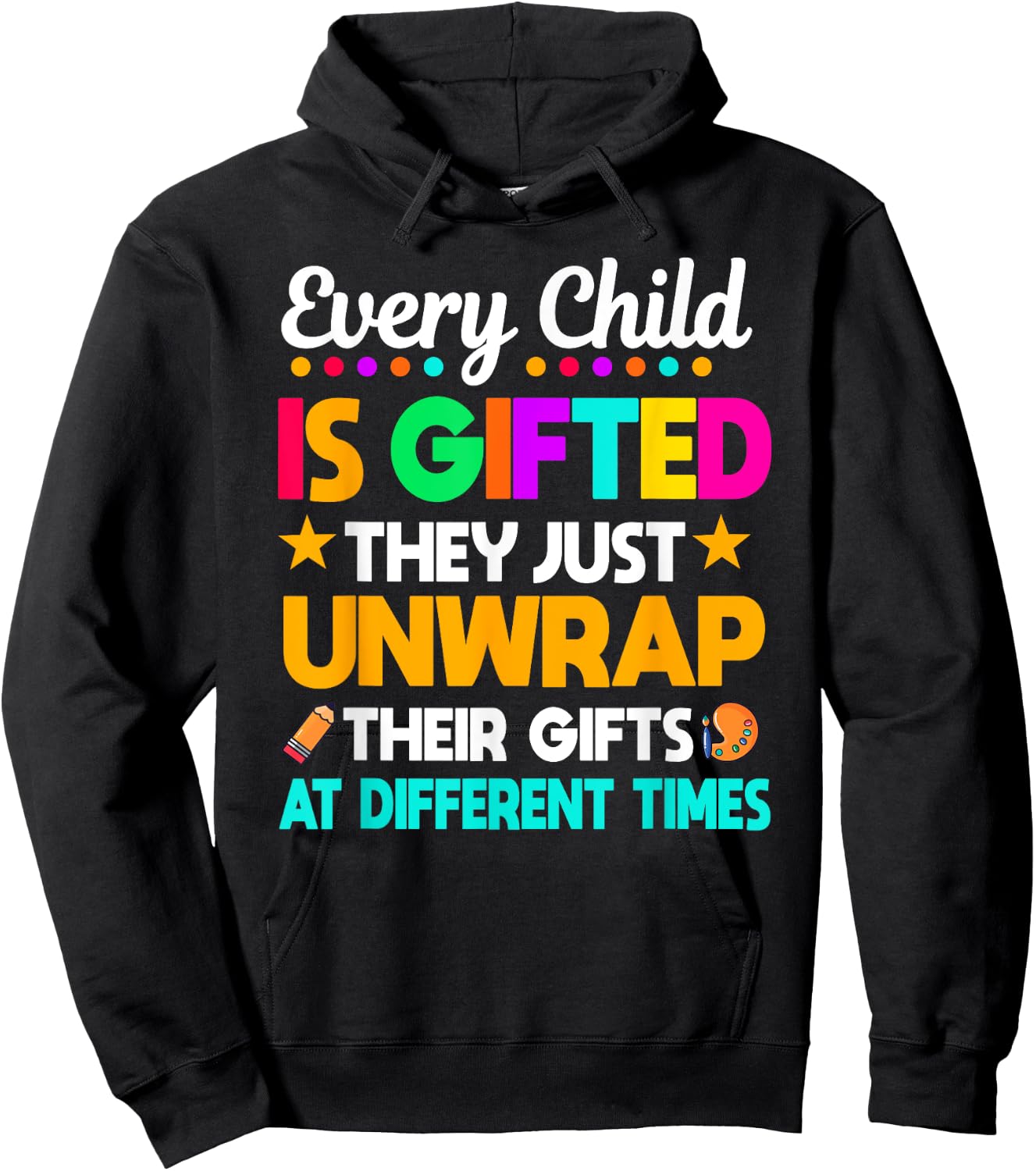 Special Education Teacher Child Gifted SPED Educator Hoodie - Hoodie | Black