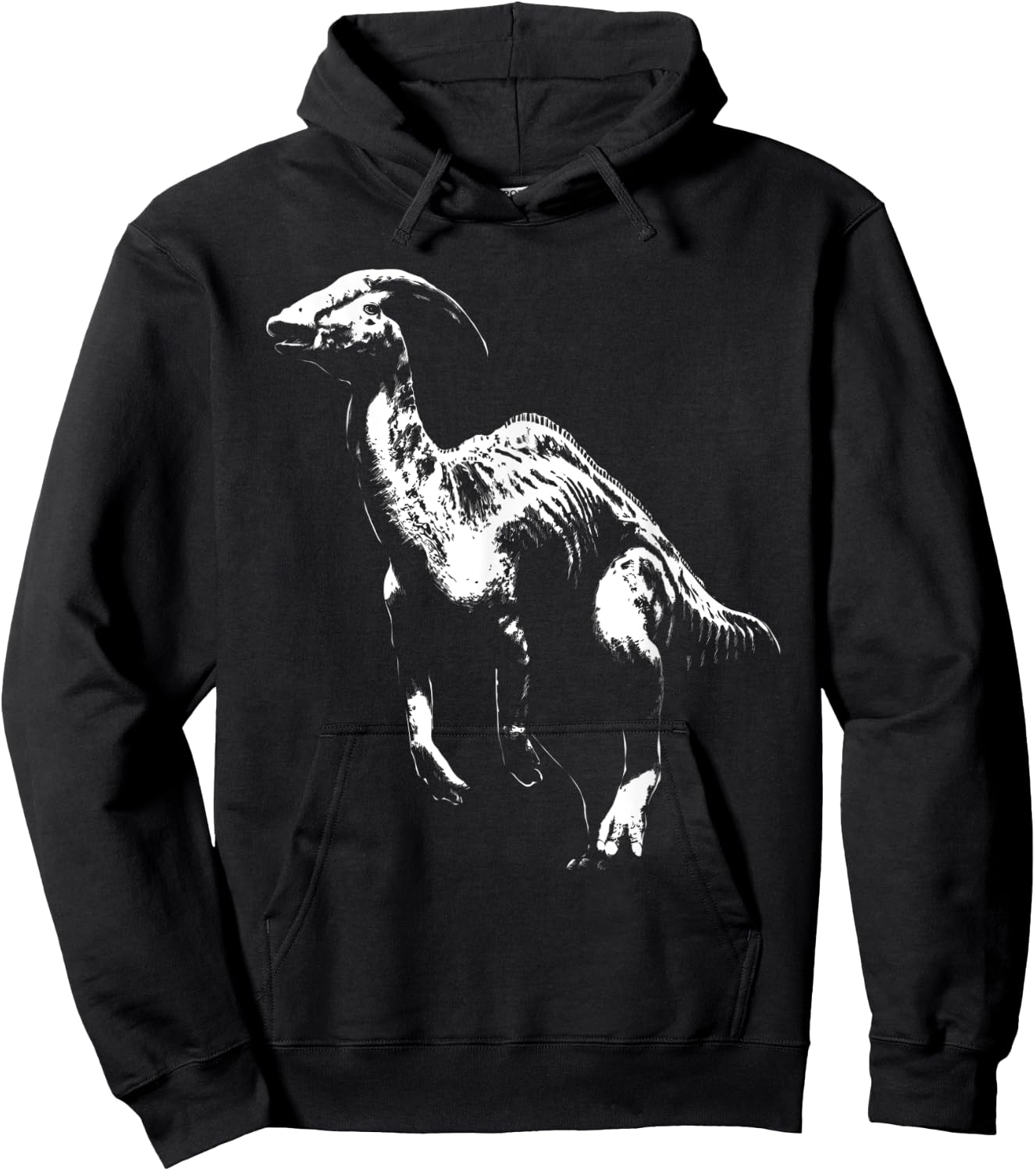 Prehistoric dinosaur parasaurolophus Gift children Hoodie - Hoodie | Black