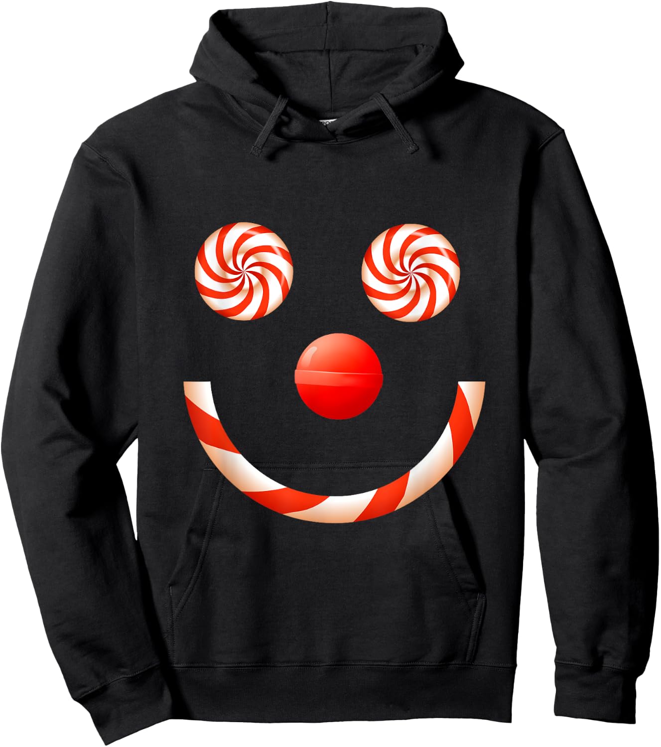 Candy Canes Christmas Shirt for Kids Teen Candy Lover Sweets Hoodie - Hoodie | Black