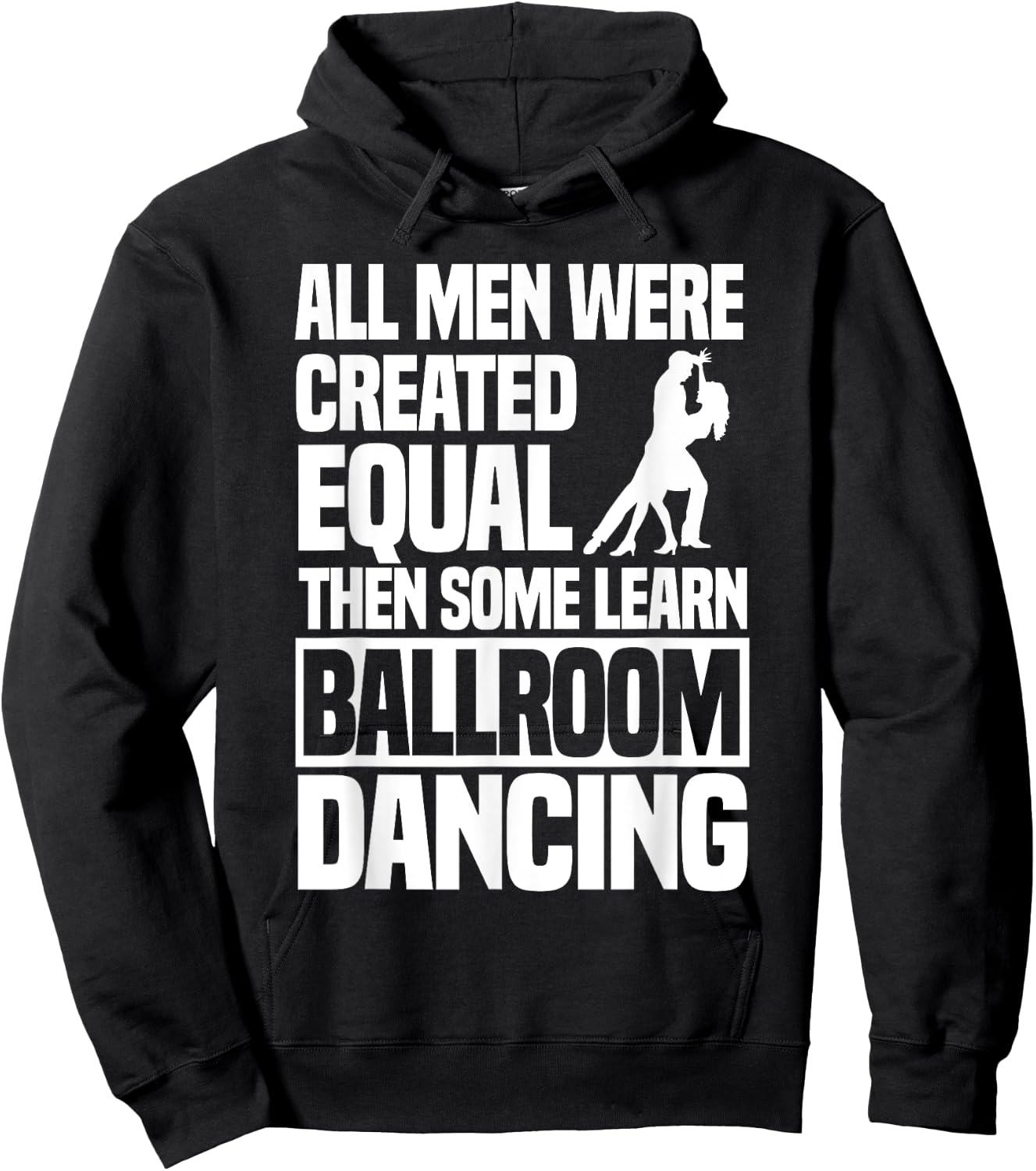Ballroom Dancing Dancer Apparel -Adults Black Short Sleeve Small Classic Fit Modern Lace Embellishment Dance Hoodie - Hoodie | Black