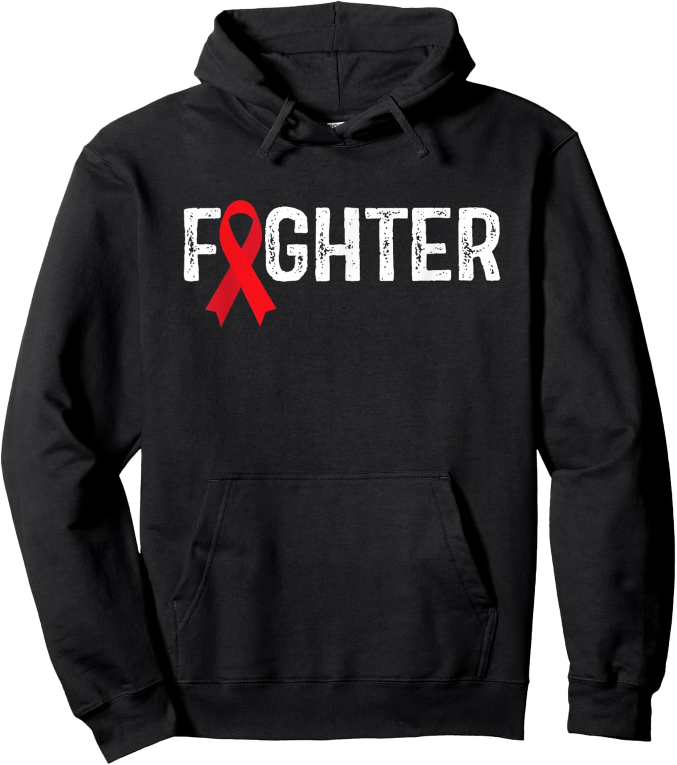 Fighter Blood Cancer Awareness Hoodie - Hoodie | Black
