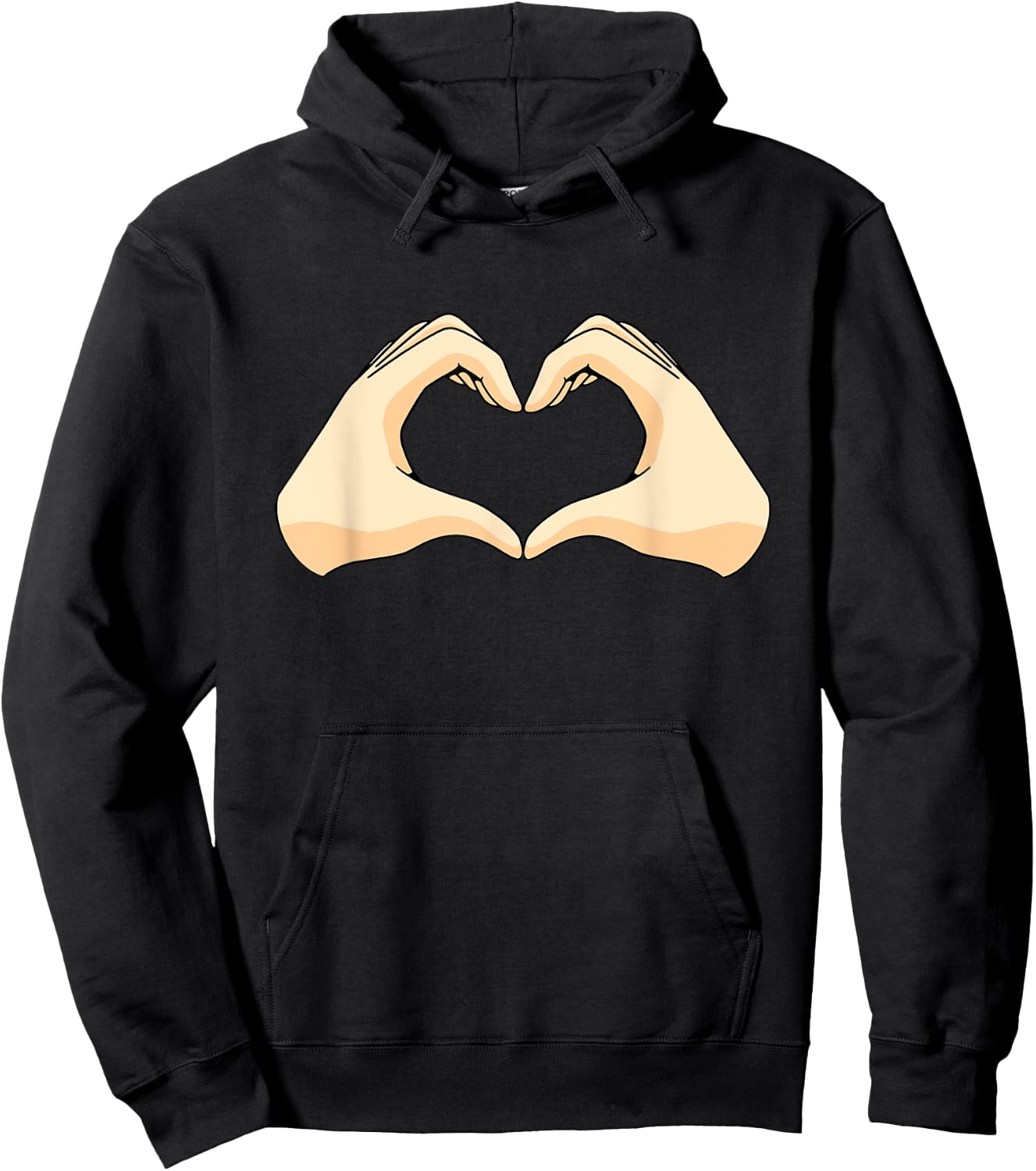 Hands Heart Hand Heart Hoodie - Hoodie | Black