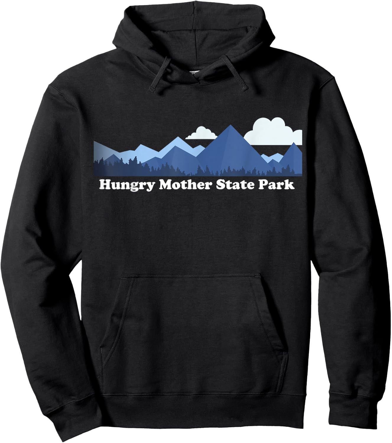 Hungry Mother State Park Virginia Mountains Hiking Hoodie - Hoodie | Black
