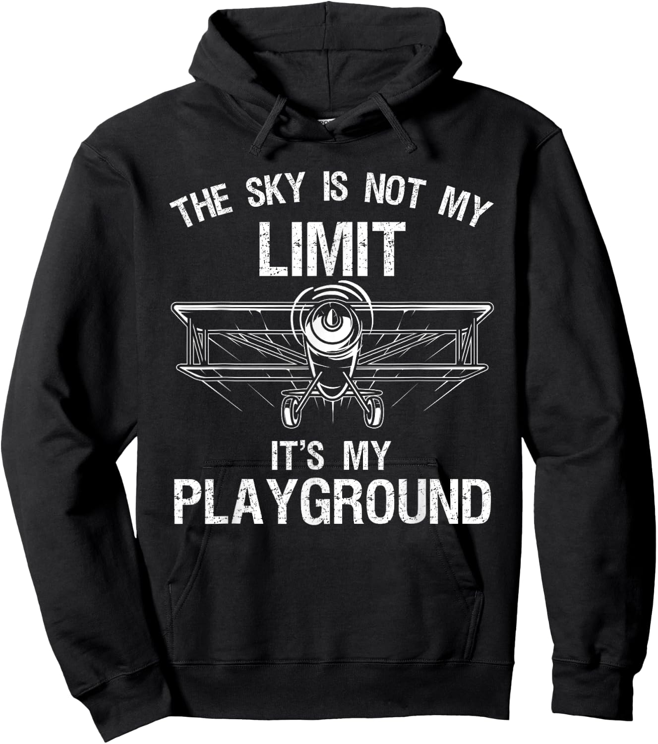 Funny Pilot Art Women Airplane Pilot Aviation Hoodie - Hoodie | Black
