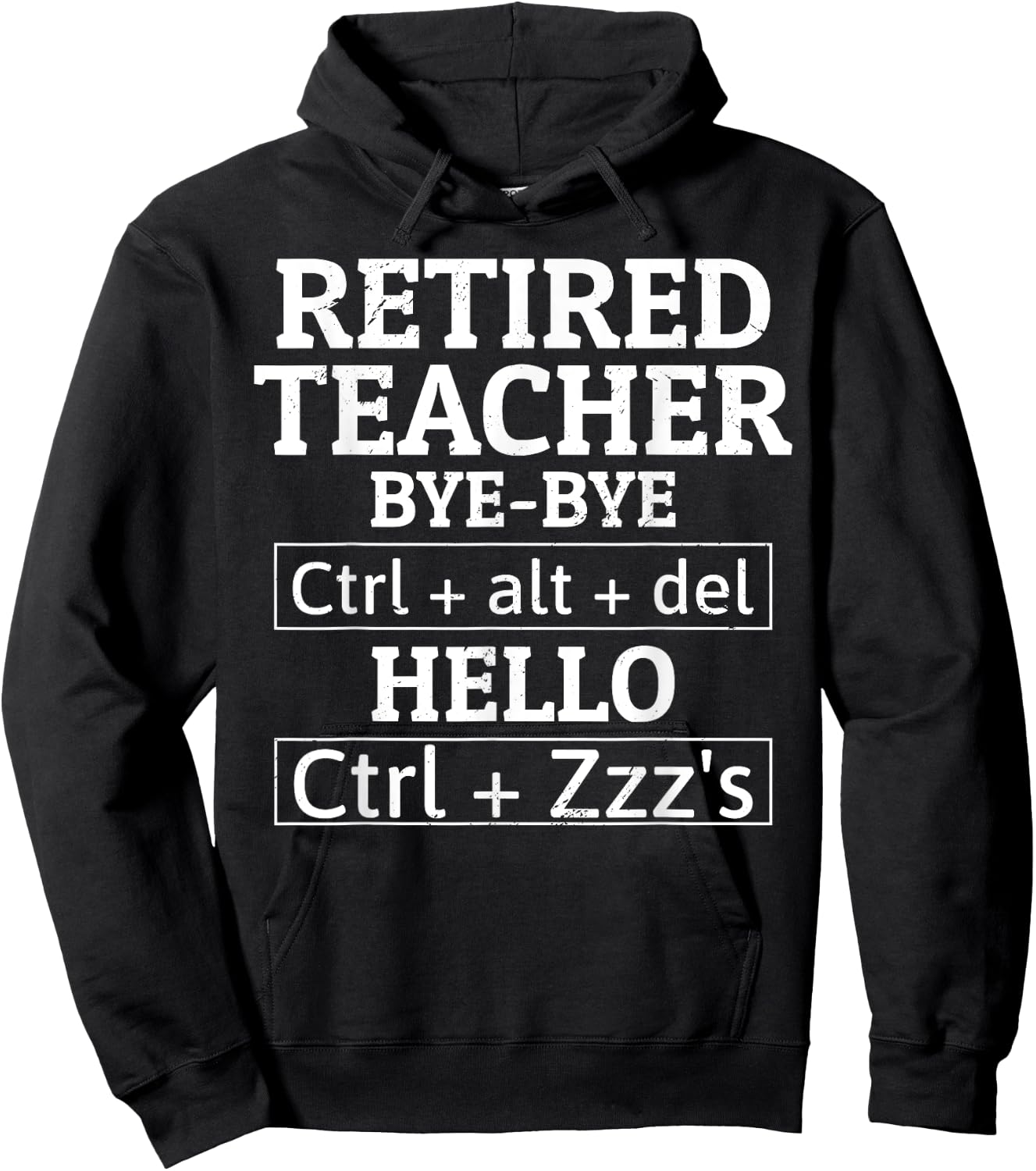 Retired Teacher Computer Science Funny Retirement Humor Hoodie - Hoodie | Black