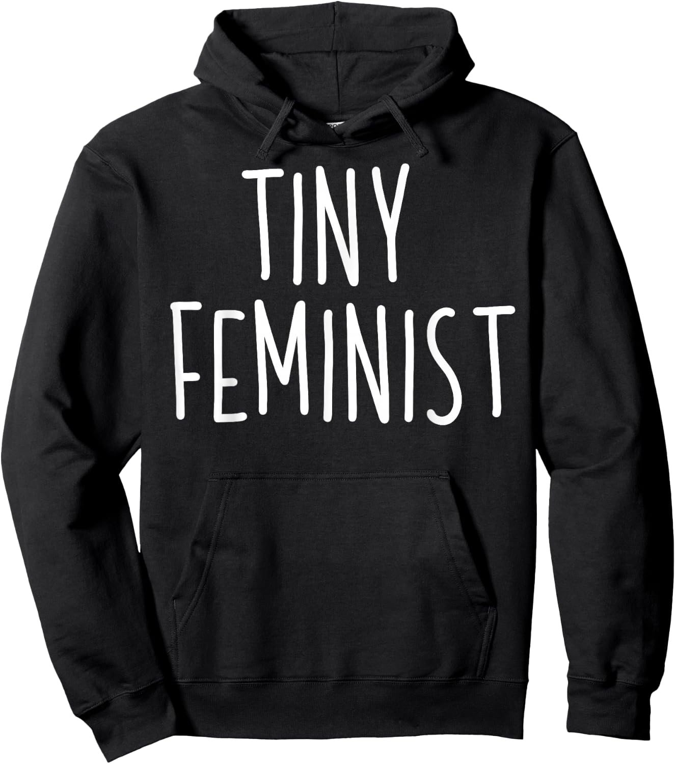 Kids Tiny Feminist Boys Girls Feminism Gift Hoodie - Hoodie | Black