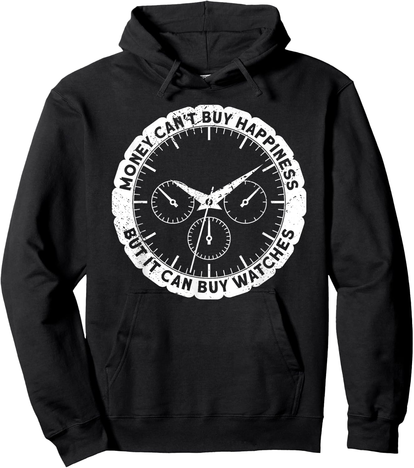 Money can't buy happiness Watch Collecting Hoodie - Hoodie | Black