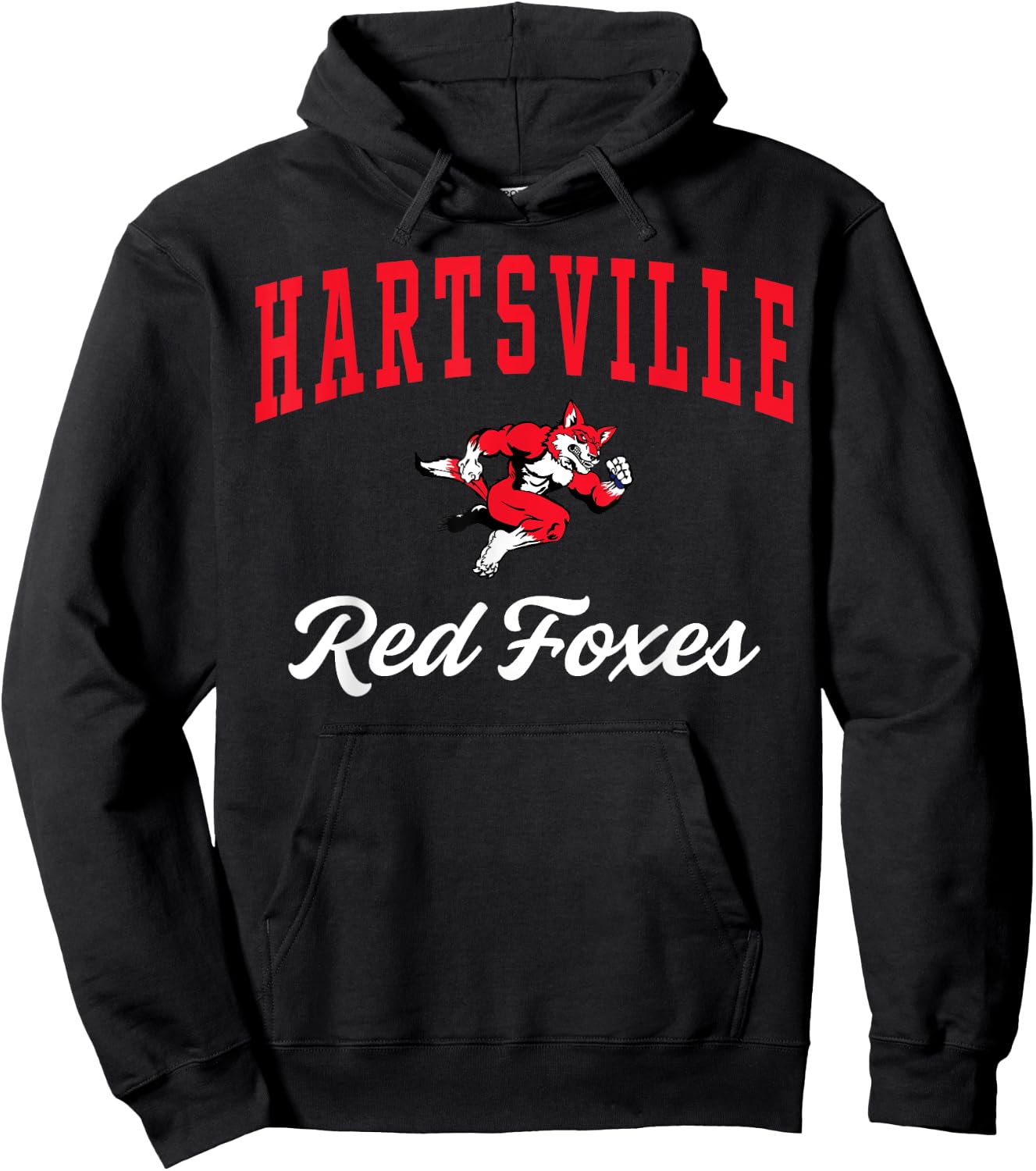 Hartsville High School Red Foxes C3 Hoodie - Hoodie | Black