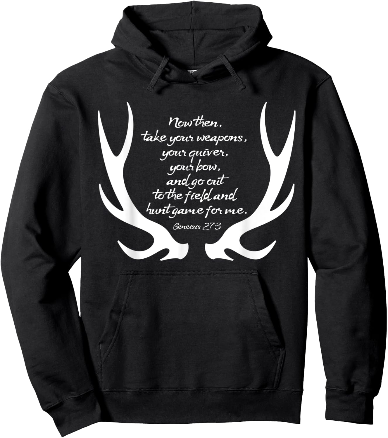 Hunting Men's Apparel Hunter Genesis 27:3 Hoodie - Hoodie | Black