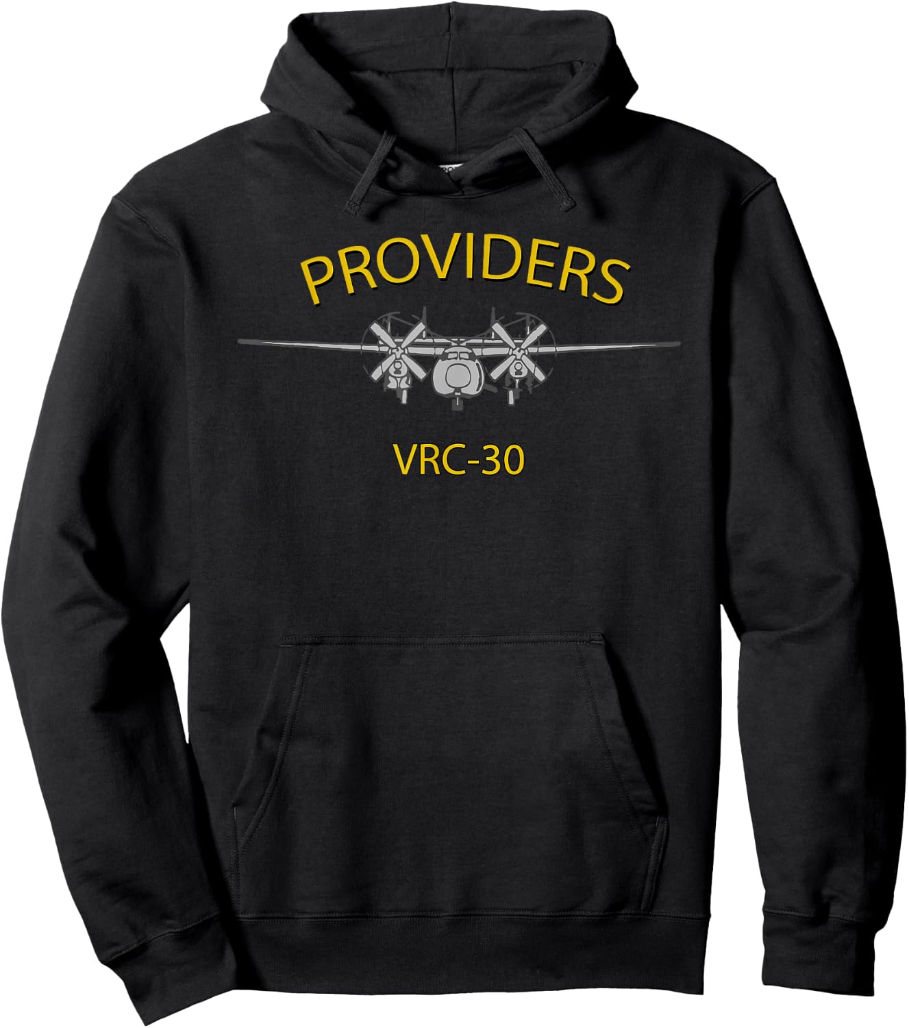 VRC-30 PROVIDERS C-2 GREYHOUND Airplane Squadron Hoodie - Hoodie | Black