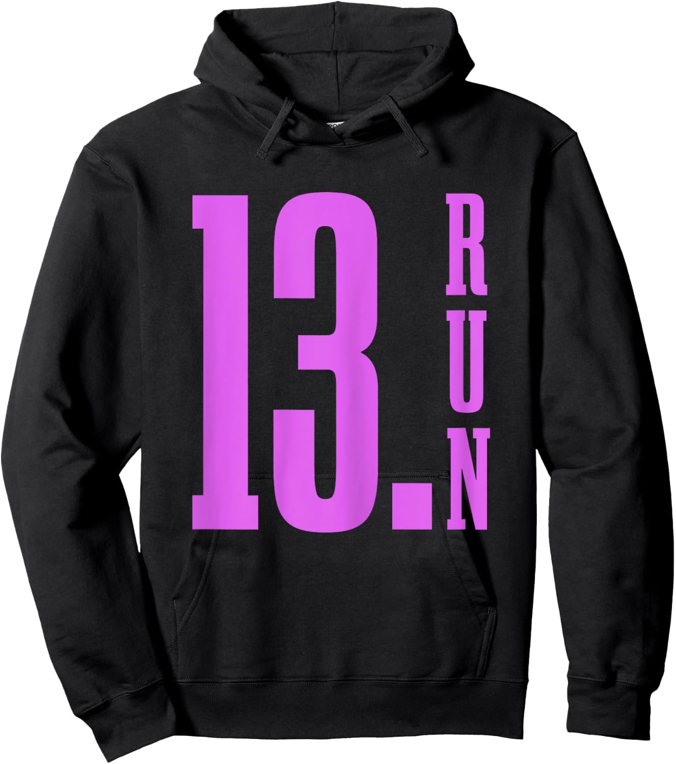 Half Marathon 13.1 Miles Running Runner Marathoner Hoodie - Hoodie | Black