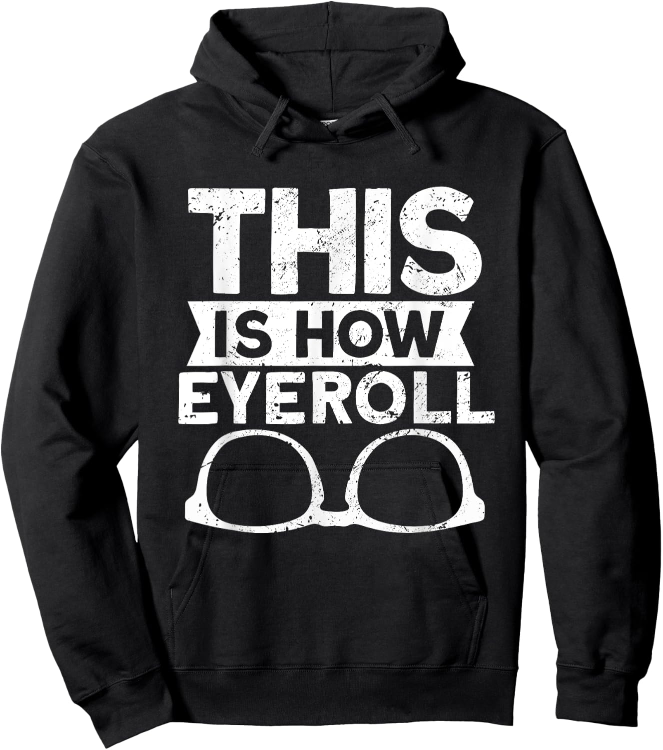 This Is How Eyeroll - Funny Optometrist Optometry Optician Hoodie - Hoodie | Black