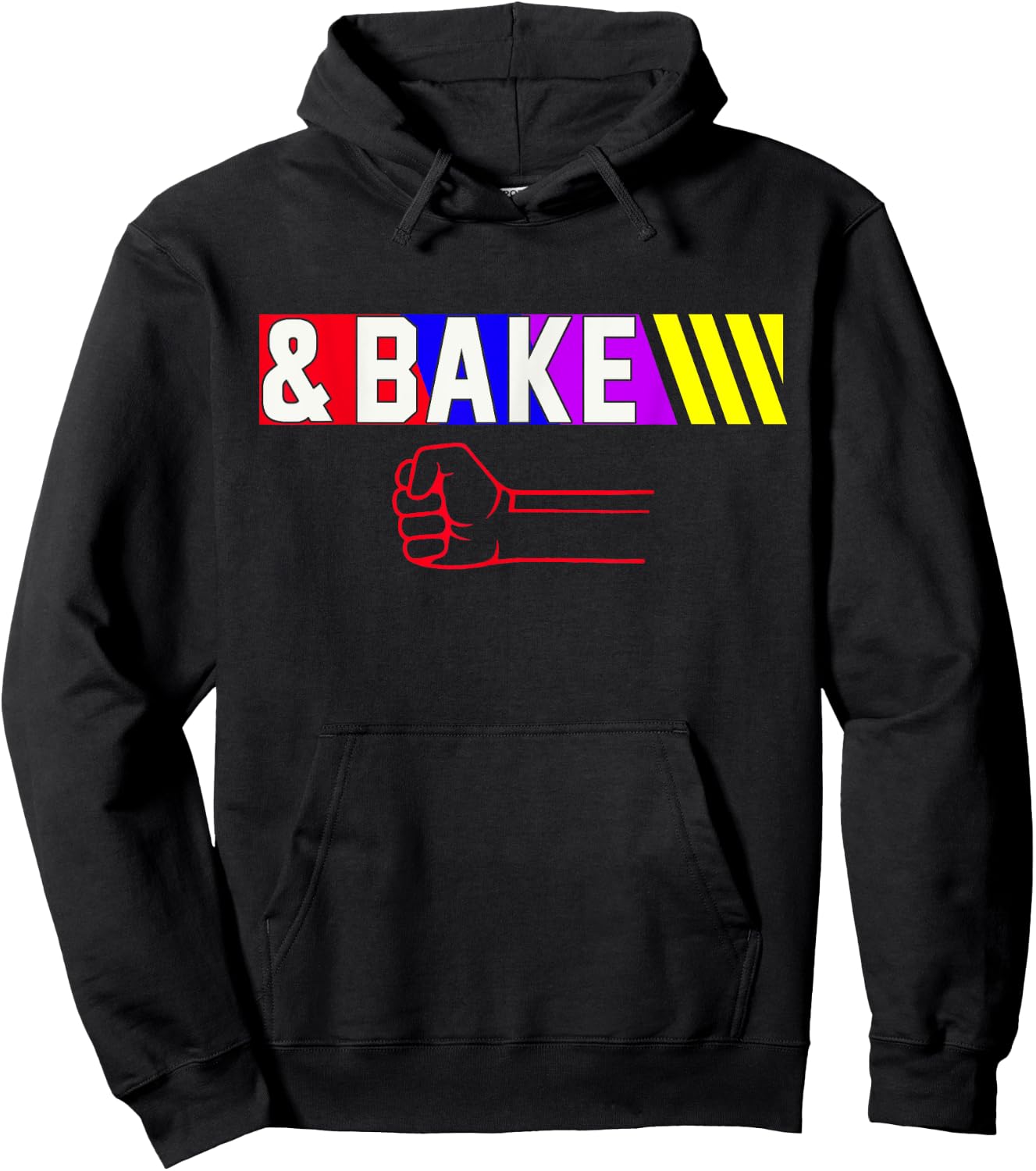 Shake And Bake Funny Family Matching Lover Dad Daughter Son Hoodie - Hoodie | Black