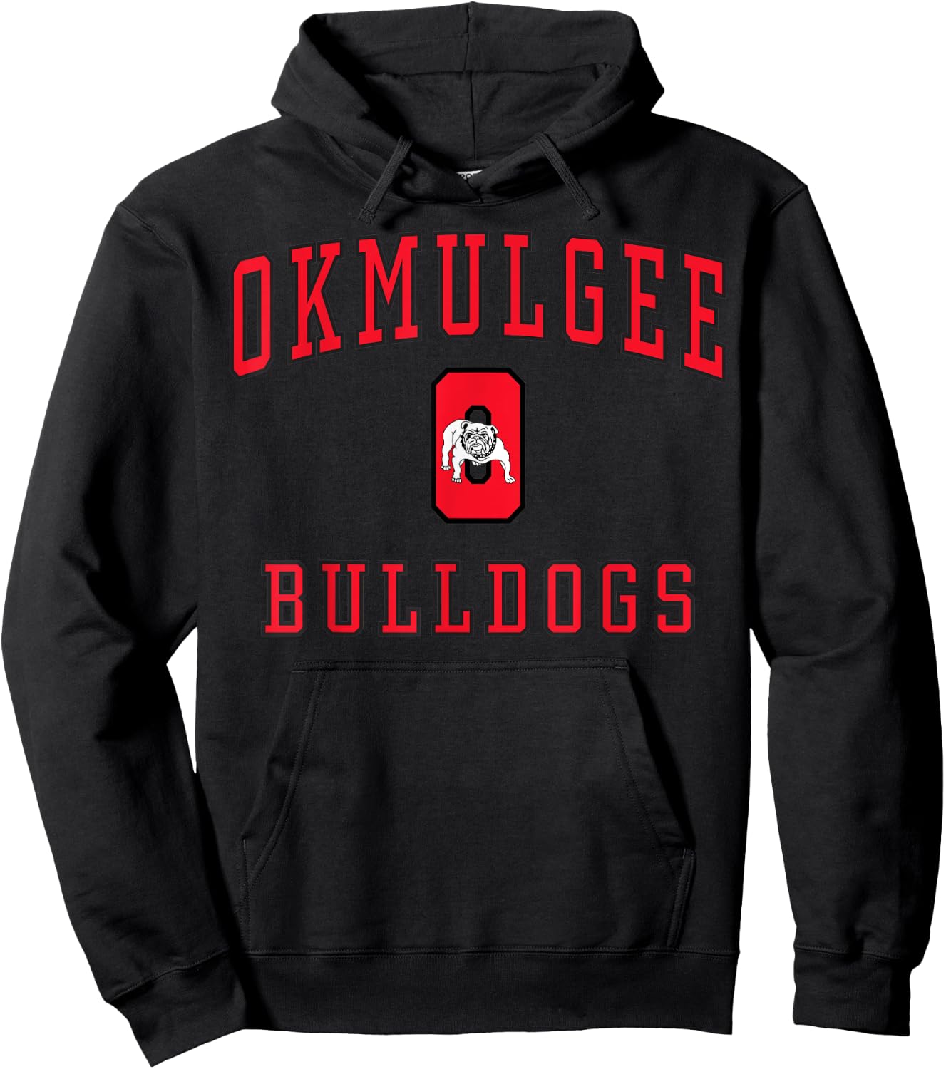 Okmulgee High School Bulldogs C1 Hoodie - Hoodie | Black