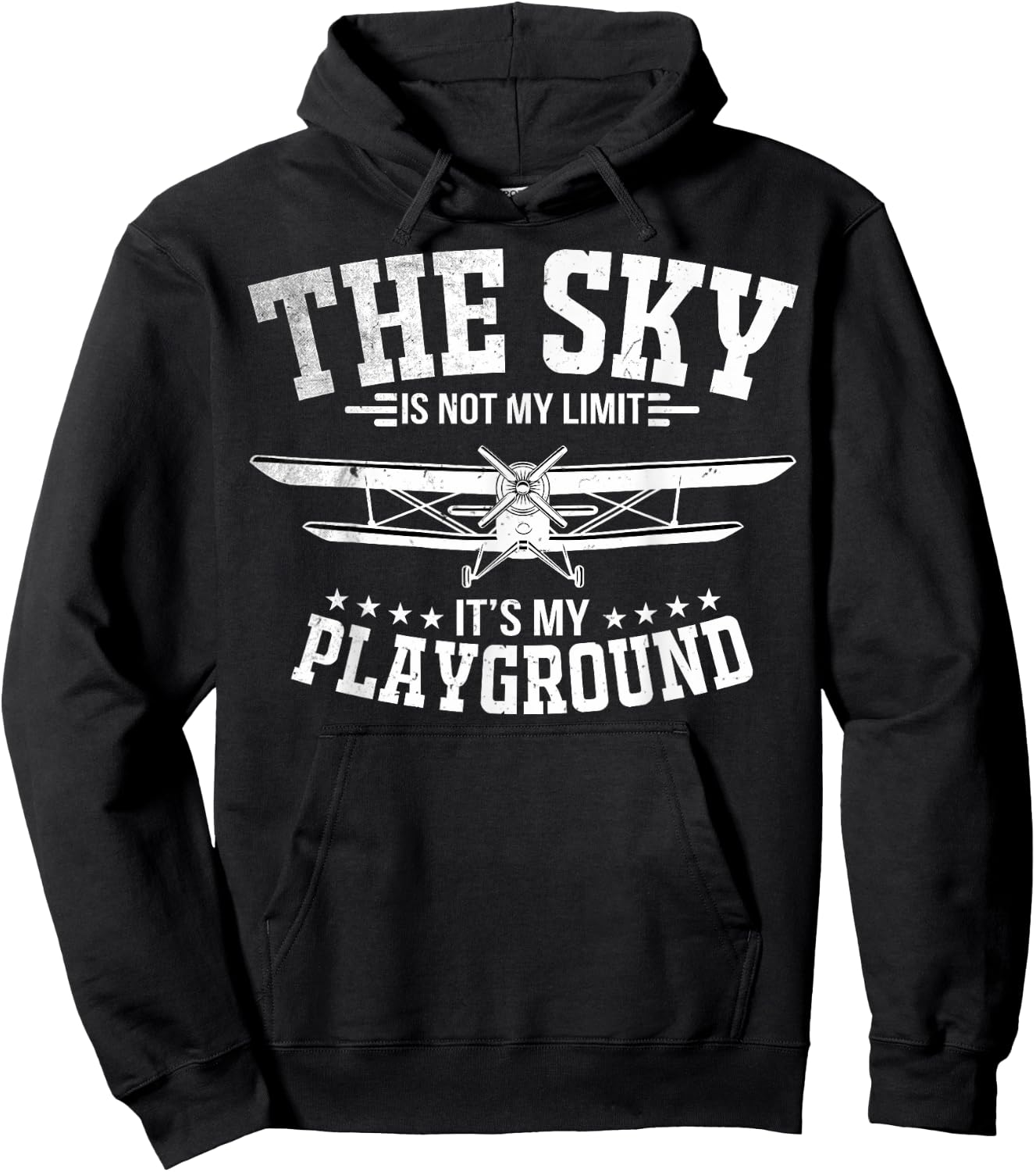 Sky Is Not My Limit It's My Playground Pilots Jet Pilots Hoodie - Hoodie | Black