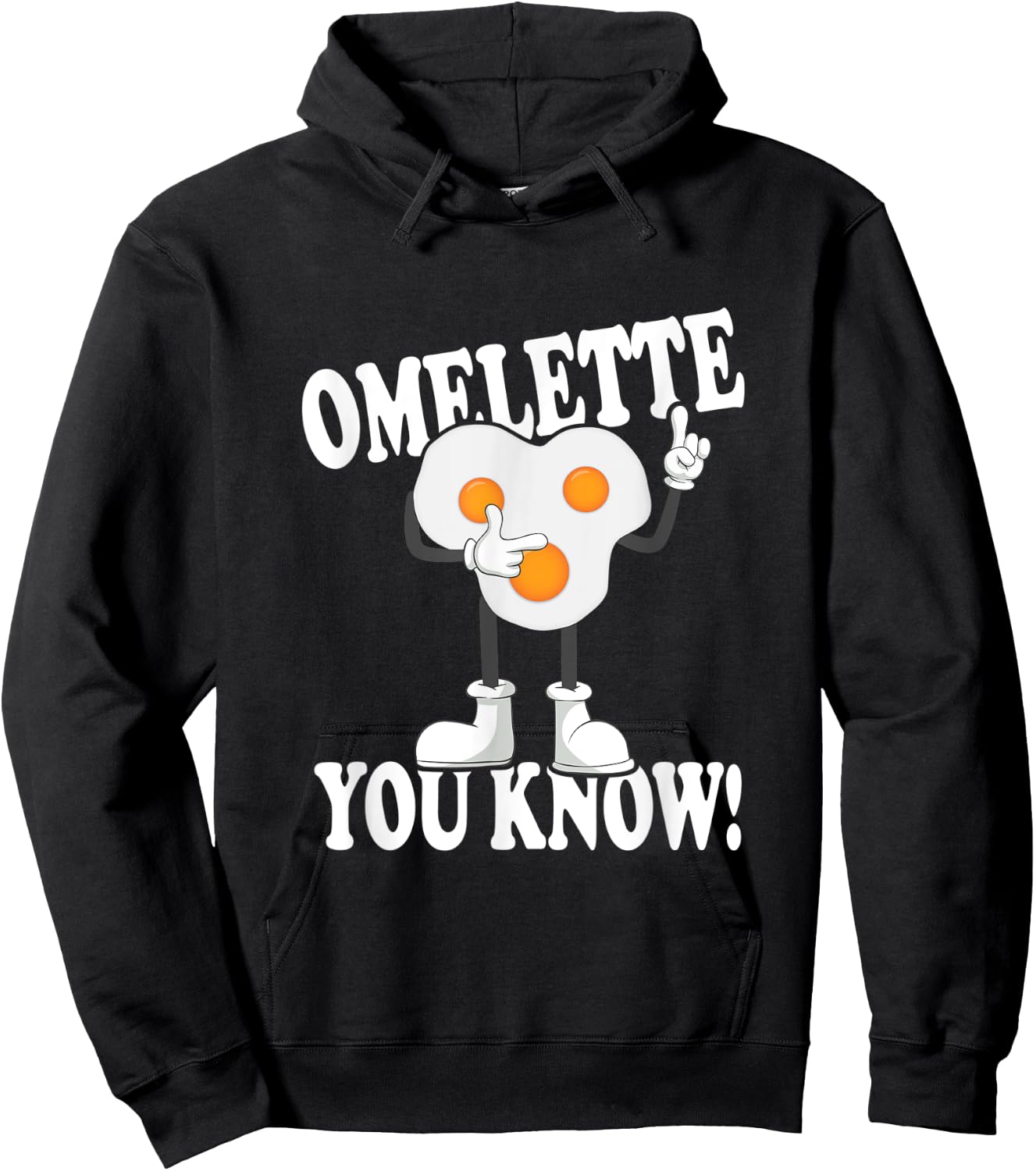 Omelette You Know! Funny Omelette Omlets Outfit Omlet Hoodie - Hoodie | Black