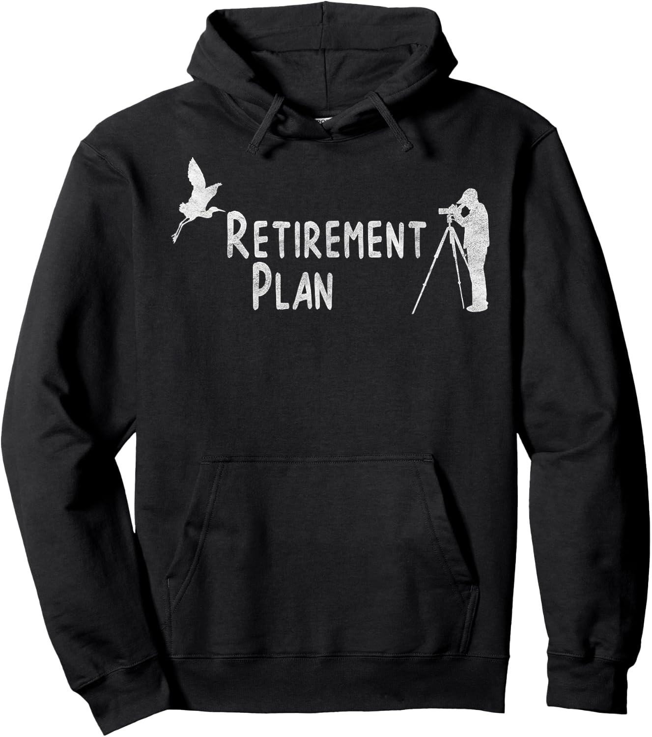 Bird Watching Retirement Plan Hoodie - Hoodie | Black