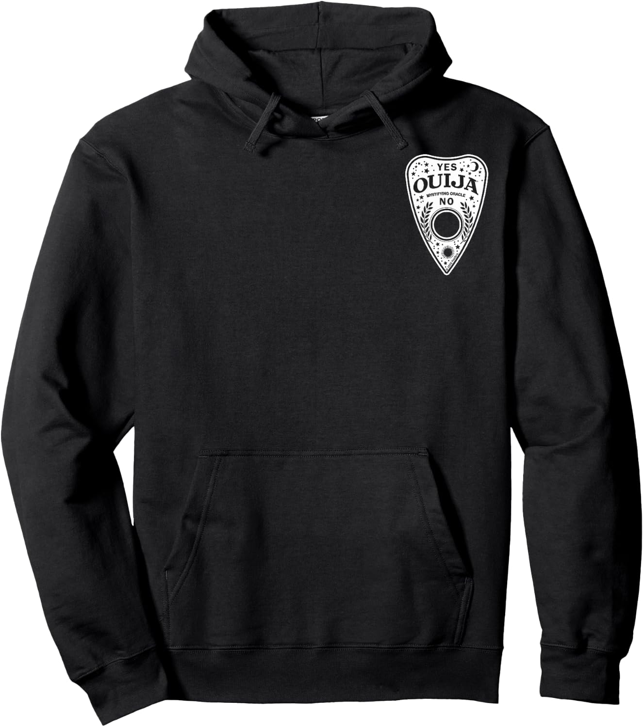 Ouija Vintage Planchette Pocket Logo Hoodie - Hoodie | Black