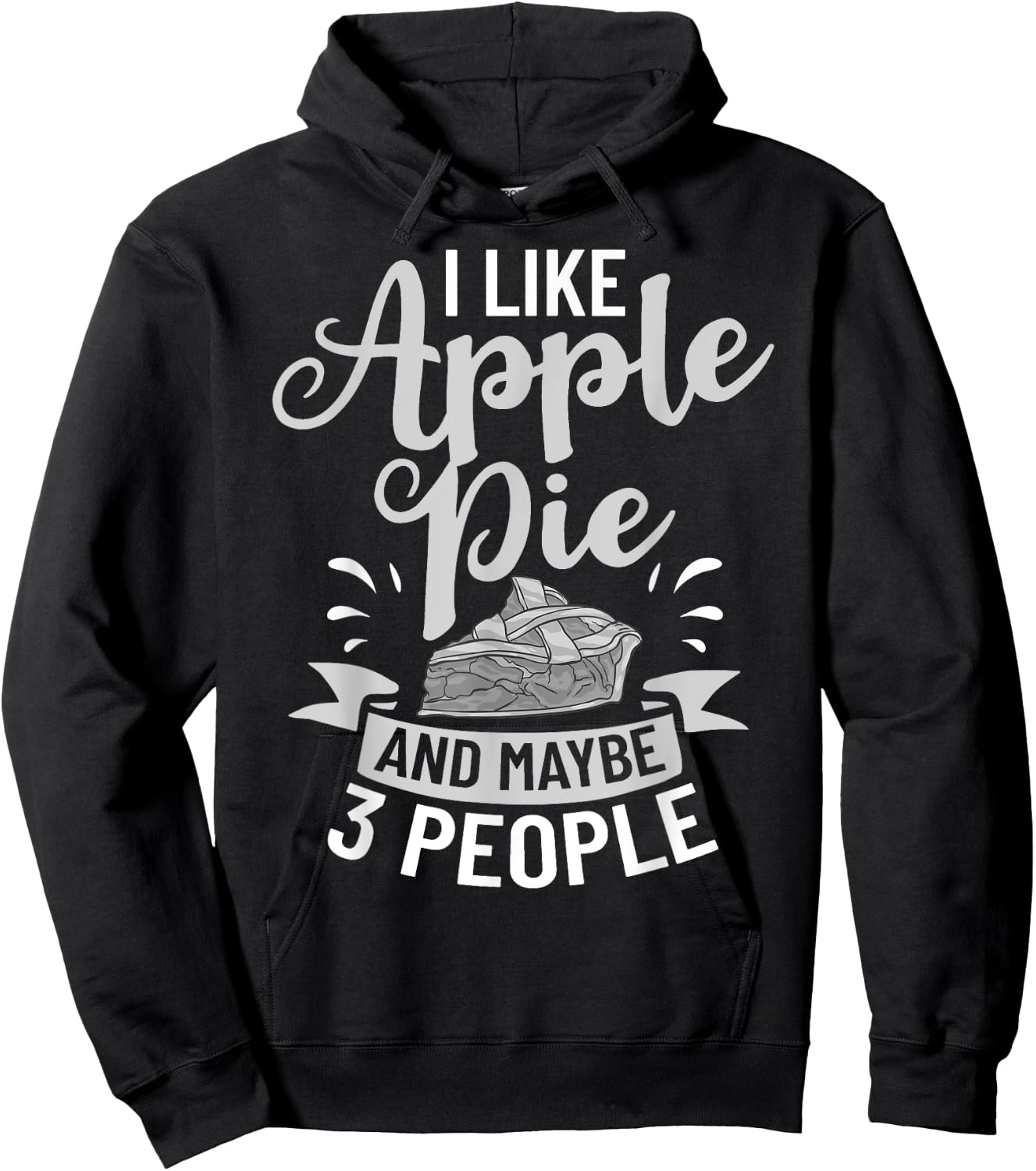 Apple Pie Recipe Filling Baking Vegan American Pies Hoodie - Hoodie | Black
