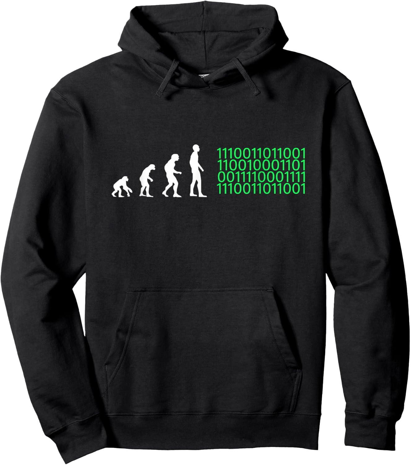 Programmer Evolution Artificial intelligence Hoodie - Hoodie | Black
