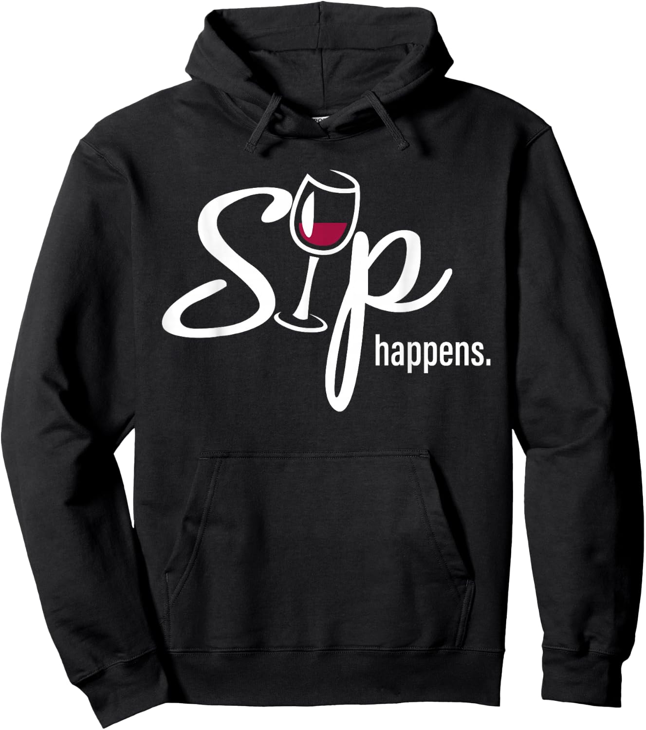 Sip Happens Hoodie - Hoodie | Black