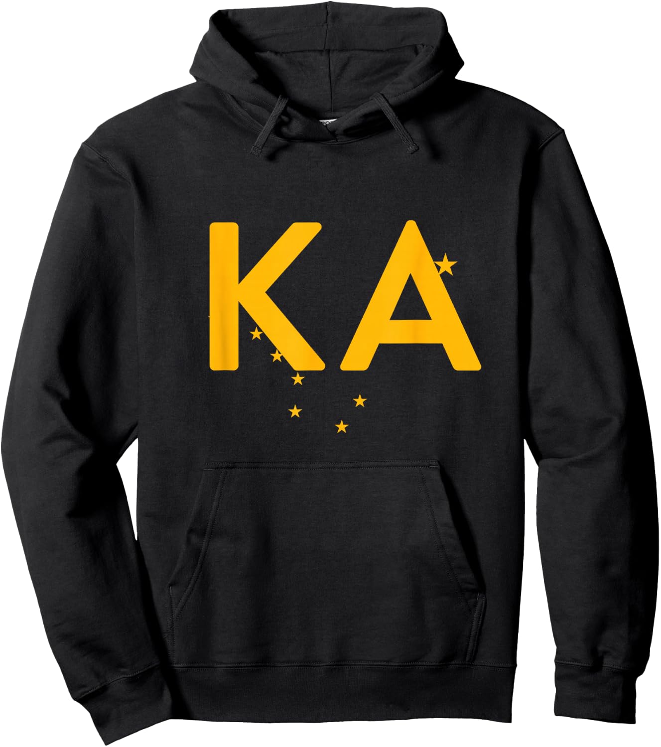 KA - Alaska Three Part Combo Design - Alaskan Flag Part 3 Hoodie - Hoodie | Black