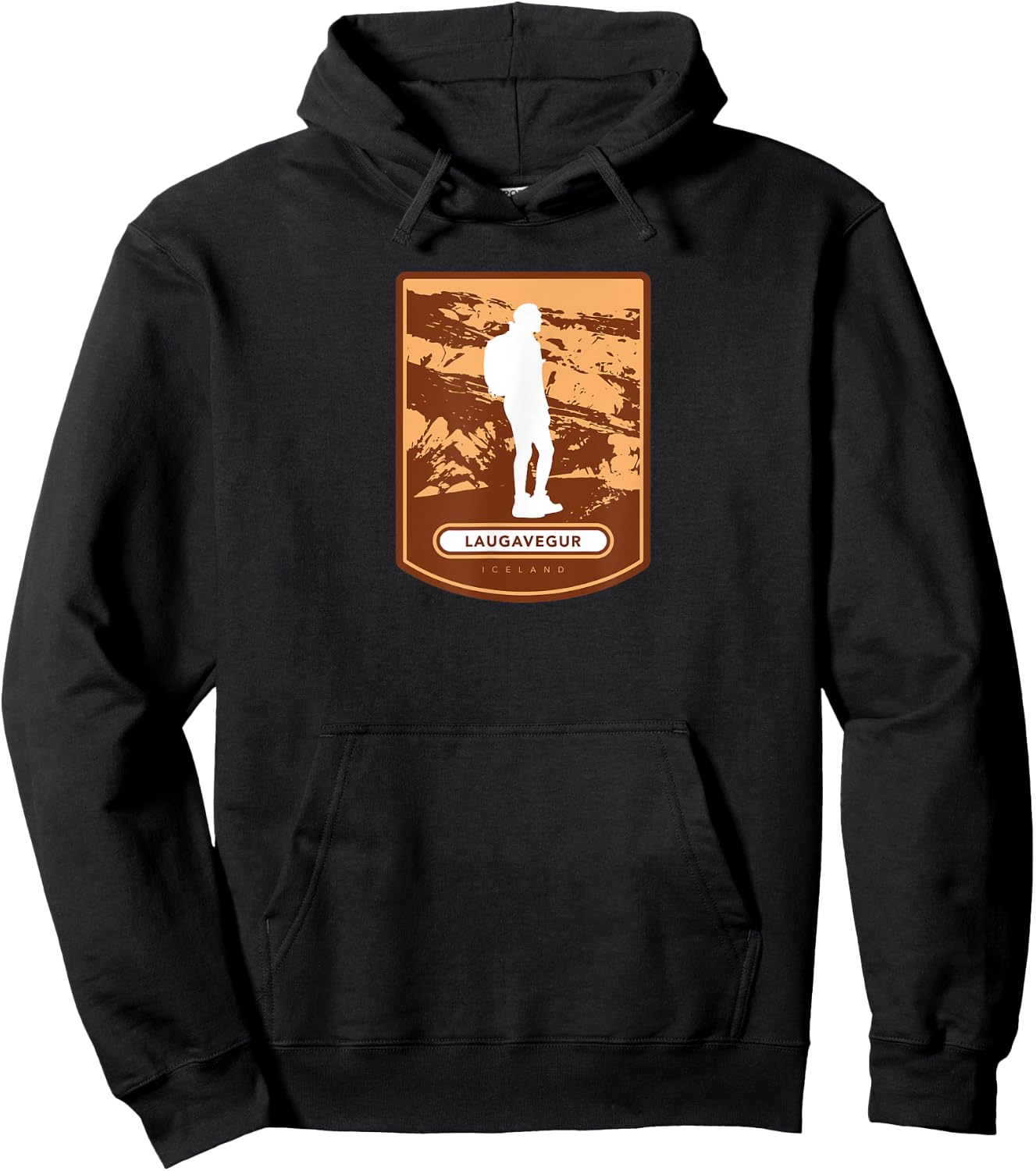 Laugavegur – Iceland Hoodie - Hoodie | Black