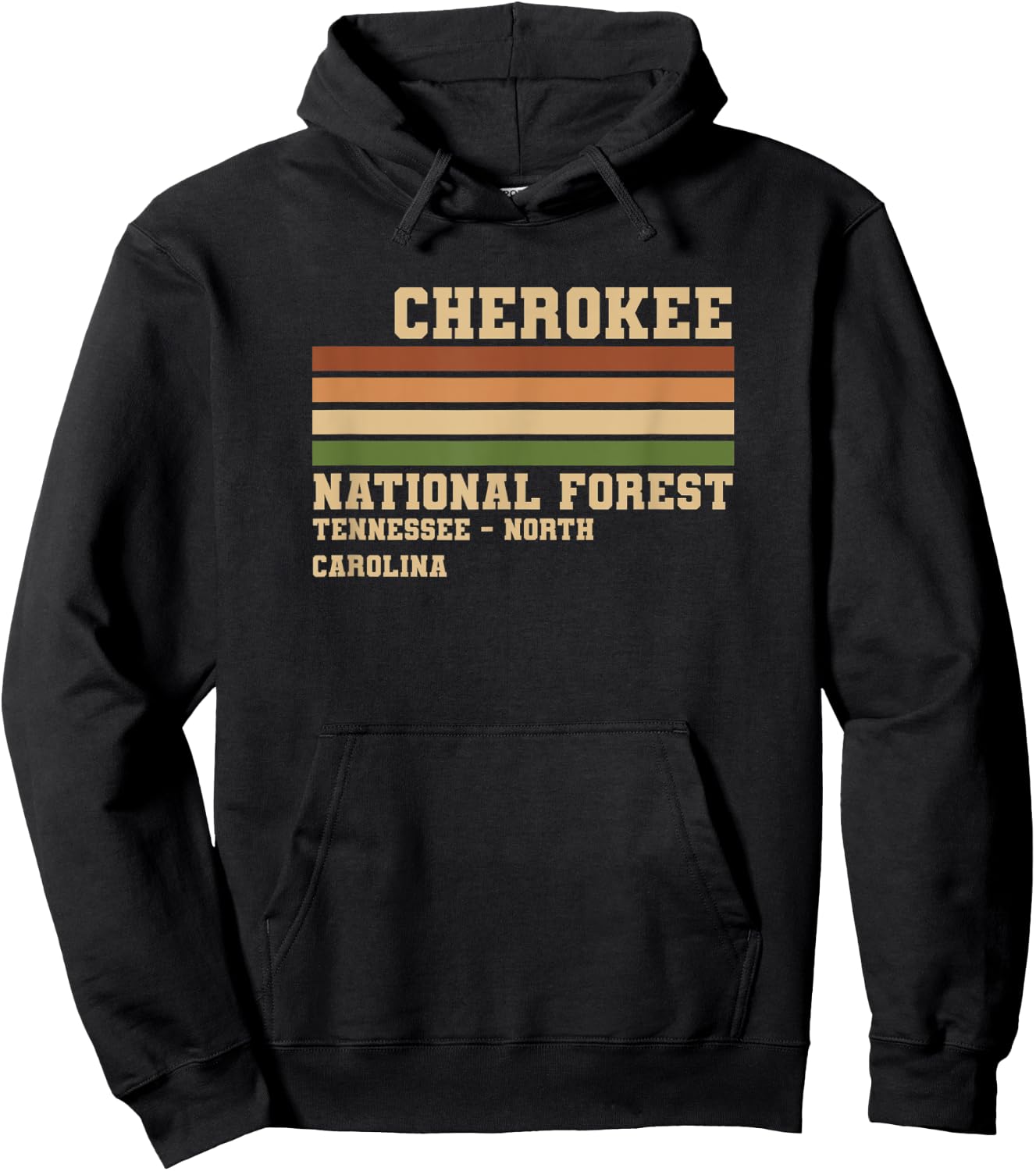 Cherokee National Forest Hoodie - Hoodie | Black