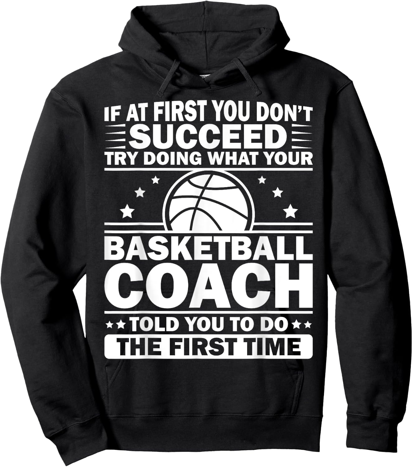 Funny Basketball Coaching Women Team Player Sports Hoodie - Hoodie | Black