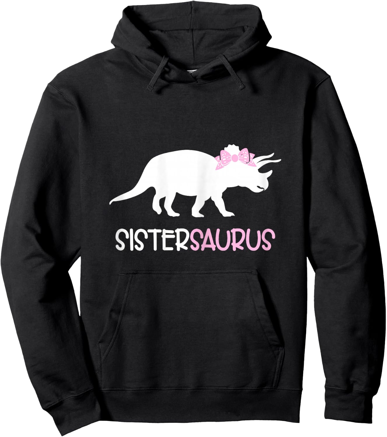 Sister Dinosaur Sistersaurus Hoodie - Hoodie | Black