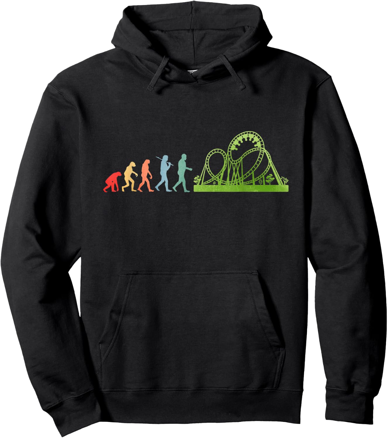 Freak Kirmes Roller Coaster Hoodie - Hoodie | Black