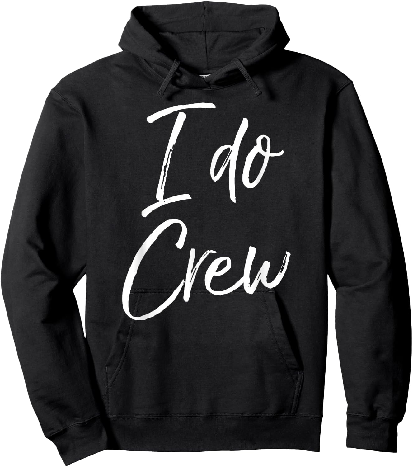 Cute Matching Bridal Party Gifts & Men I Do Crew Hoodie - Hoodie | Black