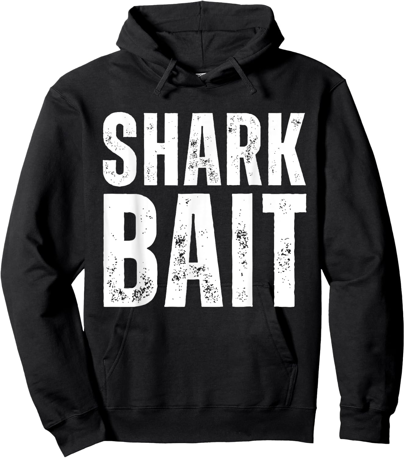 Funny Shark, Shark Bait Hoodie - Hoodie | Black