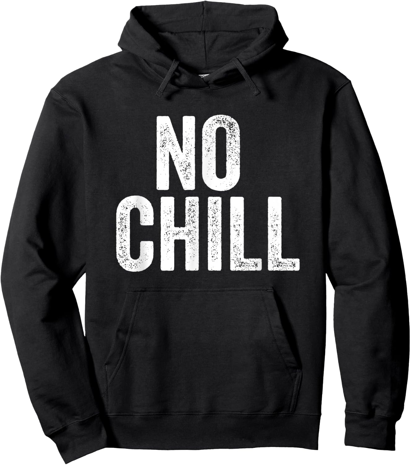 Chill And No Chill Funny Matching Couples Outfit Hoodie - Hoodie | Black