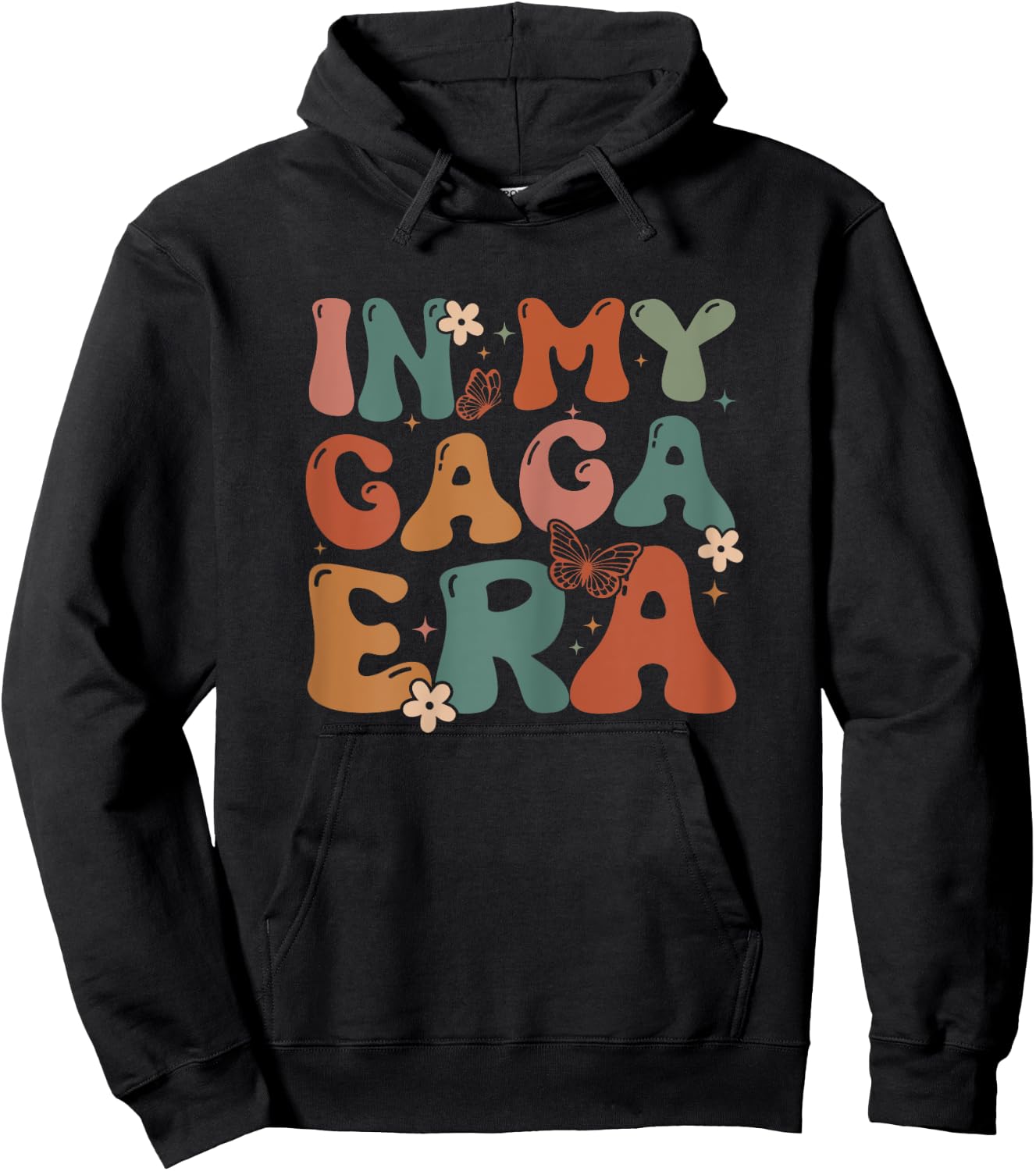 In My Gaga Era Birthday Gaga Matching Family Mother Day Hoodie - Hoodie | Black